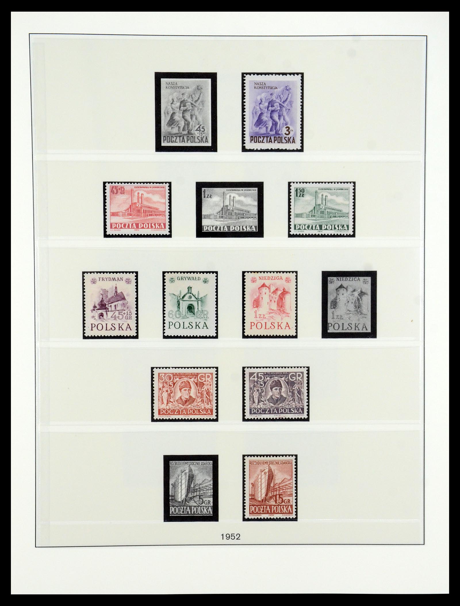 35696 054 - Postzegelverzameling 35696 Polen 1918-1997.