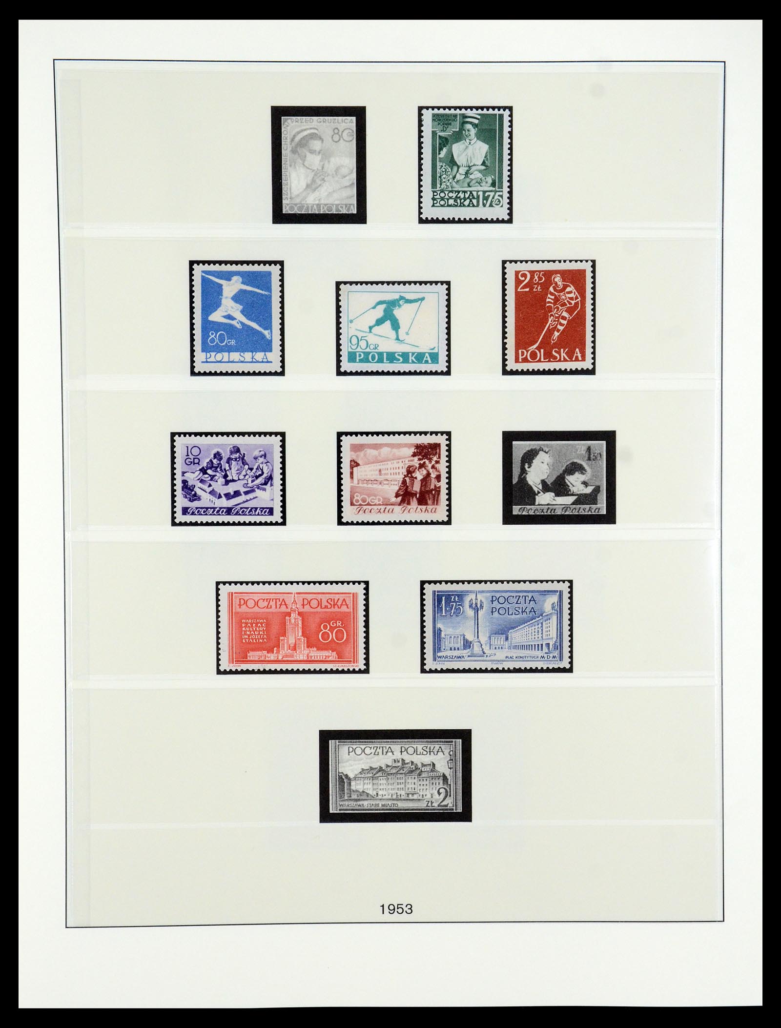 35696 060 - Postzegelverzameling 35696 Polen 1918-1997.