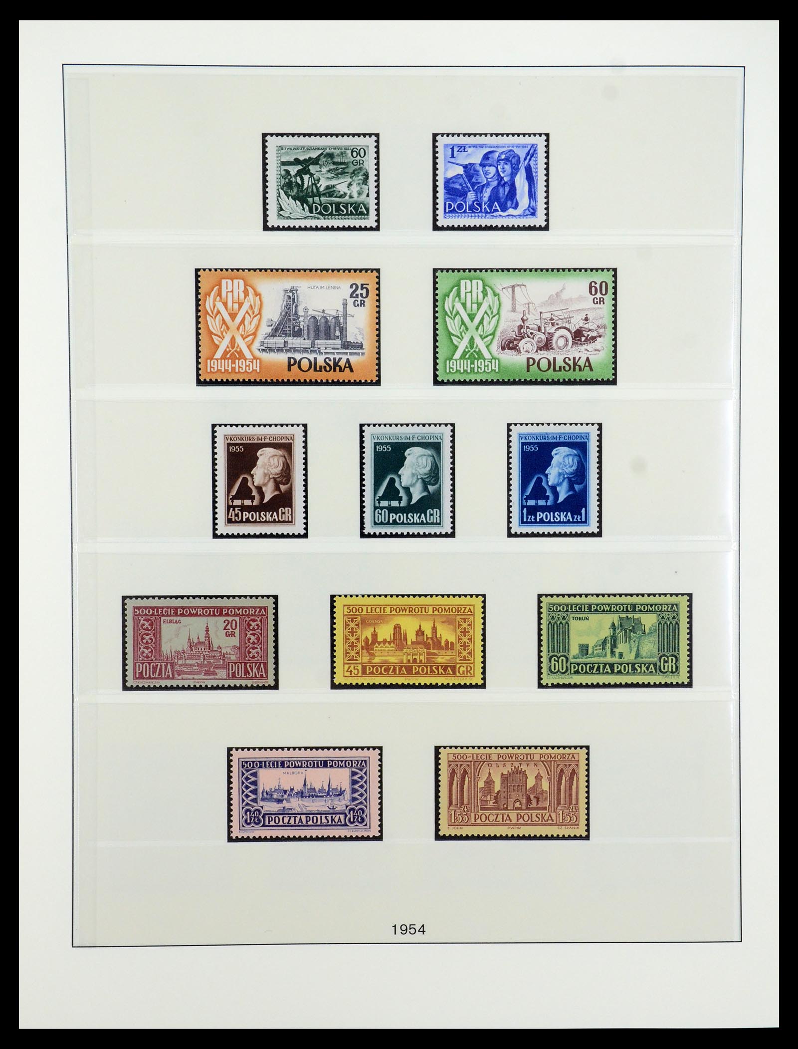 35696 064 - Postzegelverzameling 35696 Polen 1918-1997.