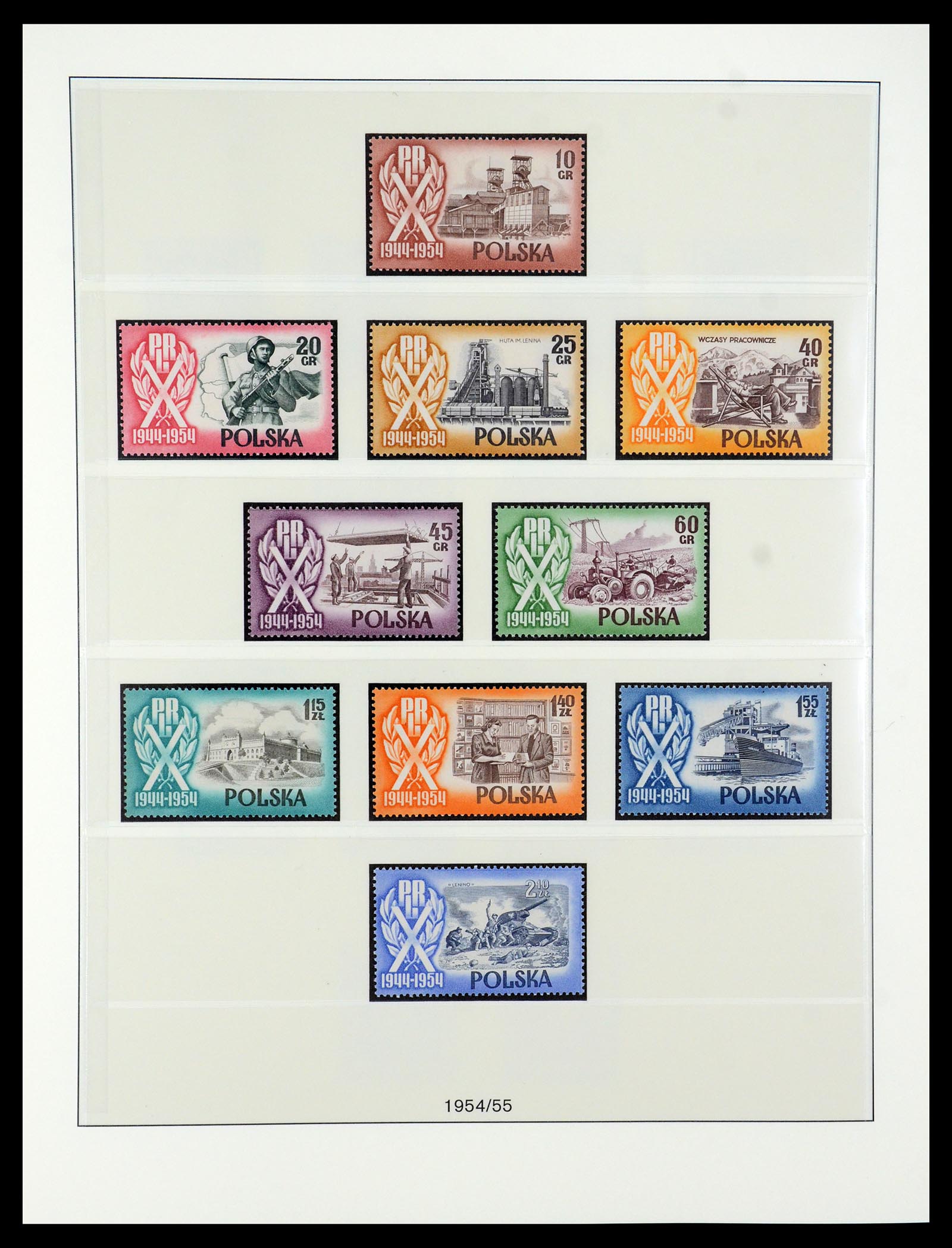 35696 066 - Postzegelverzameling 35696 Polen 1918-1997.