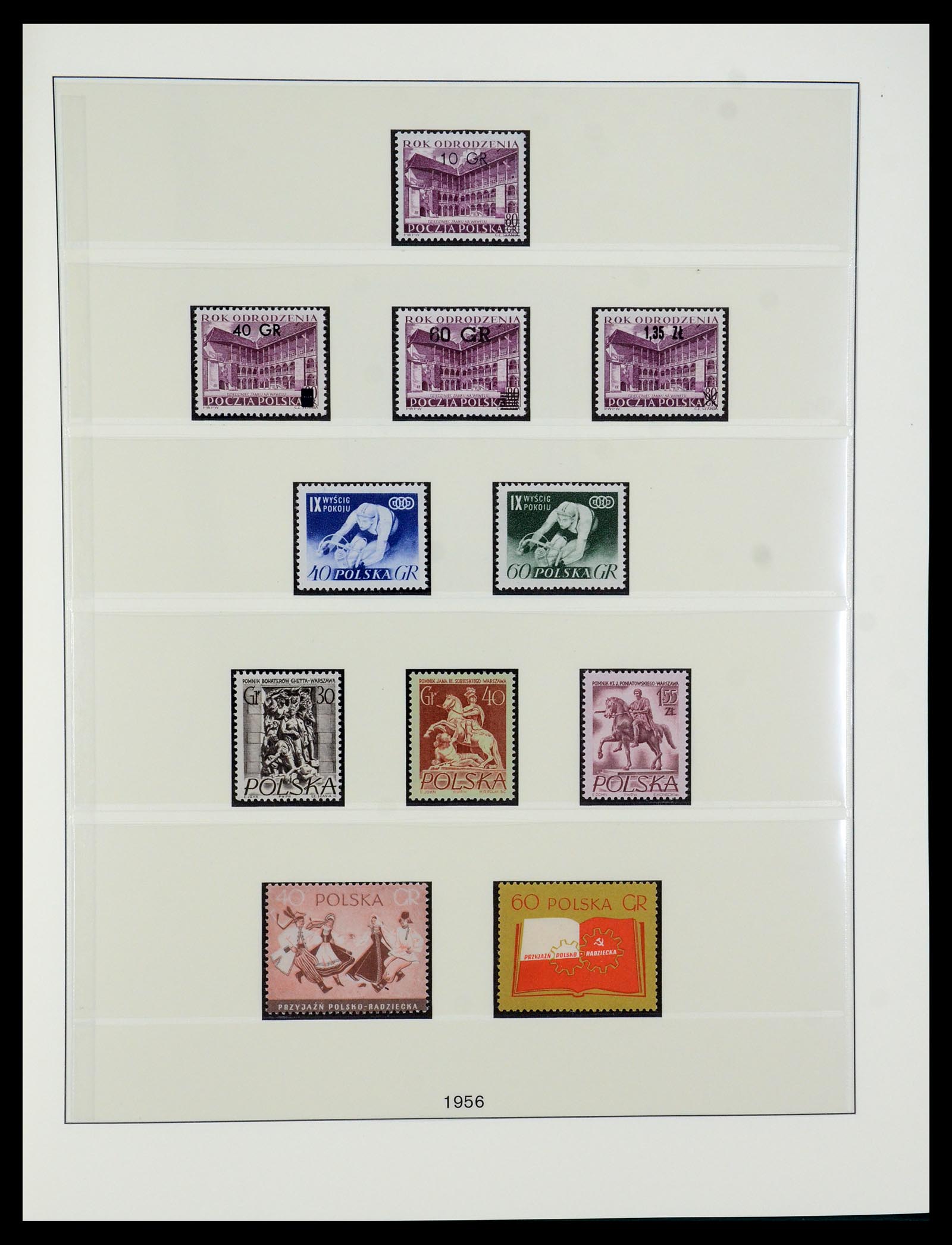 35696 075 - Postzegelverzameling 35696 Polen 1918-1997.