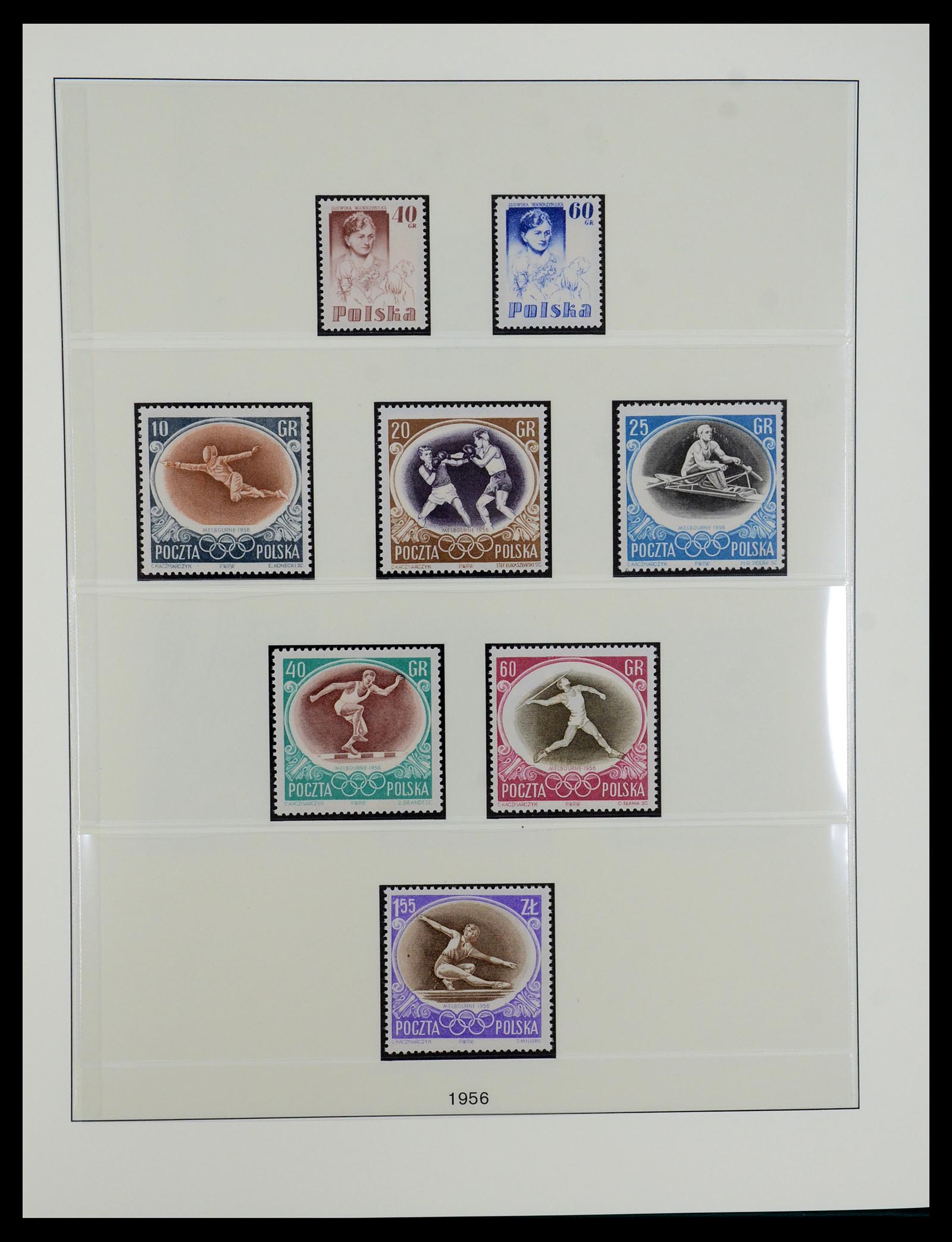 35696 077 - Postzegelverzameling 35696 Polen 1918-1997.