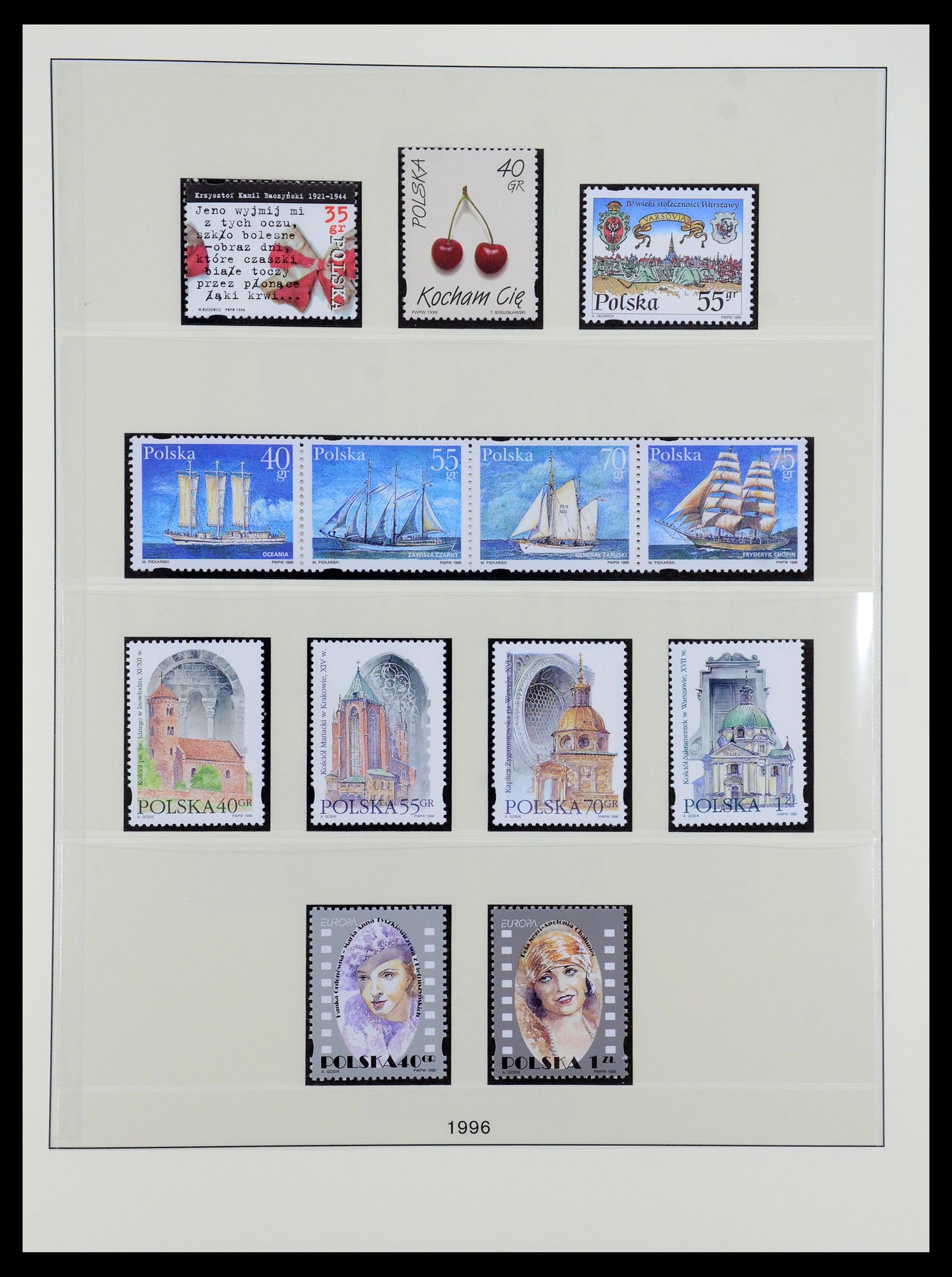 35696 406 - Postzegelverzameling 35696 Polen 1918-1997.