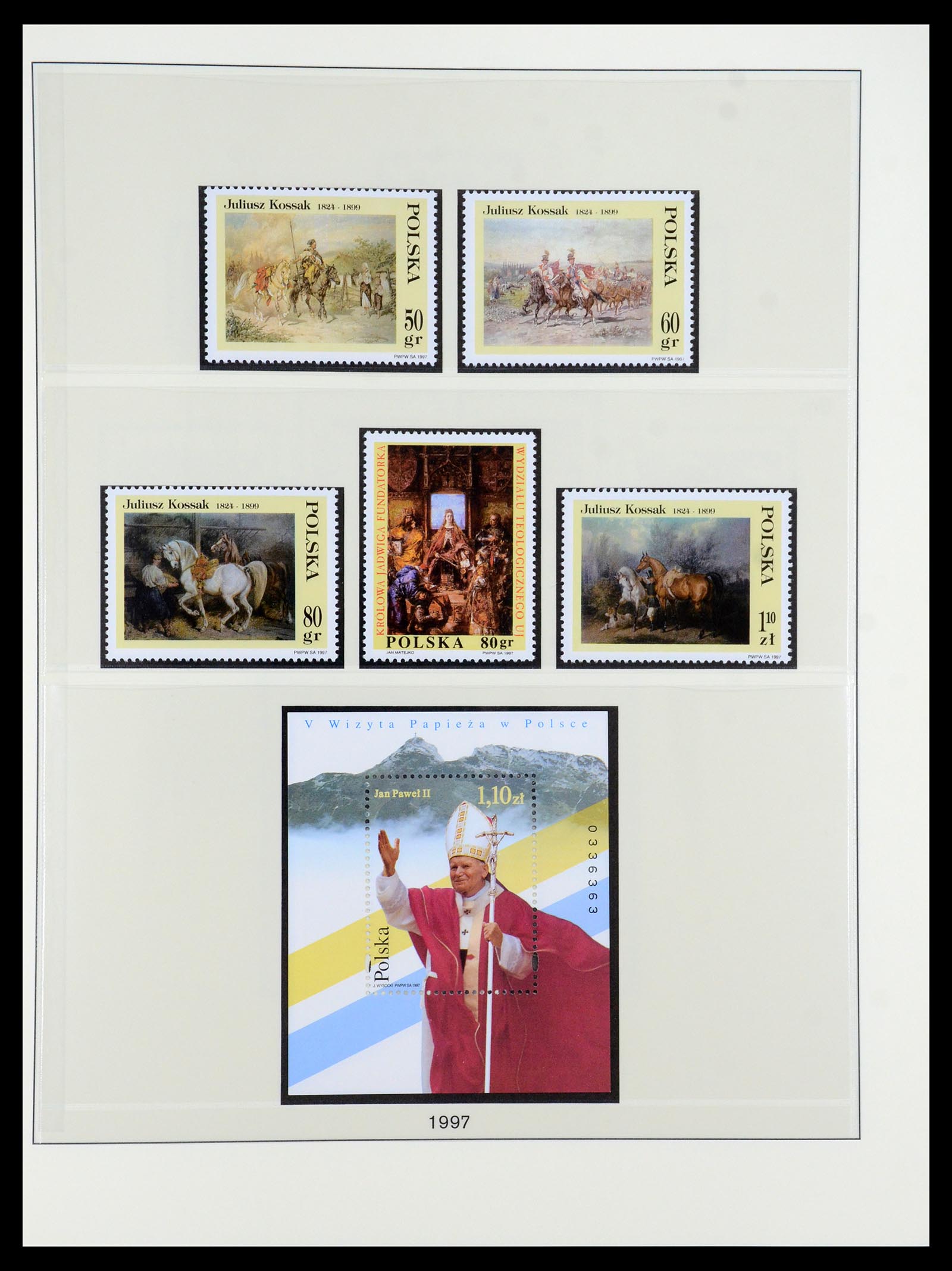 35696 414 - Postzegelverzameling 35696 Polen 1918-1997.