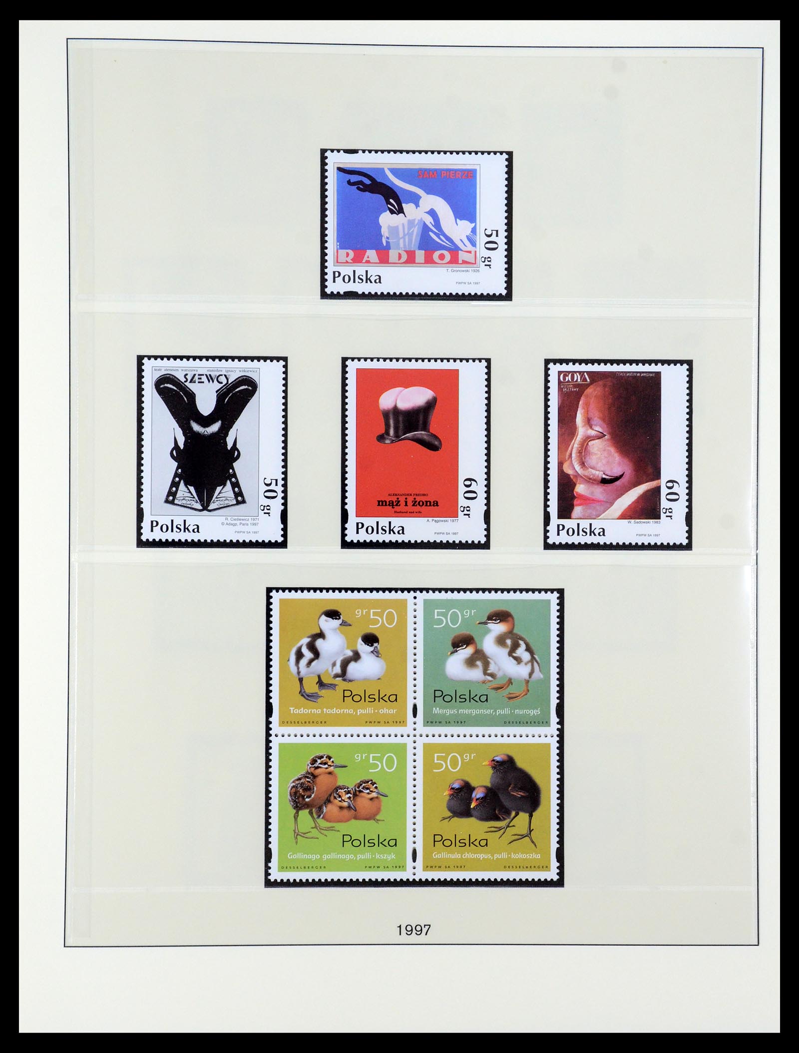 35696 418 - Postzegelverzameling 35696 Polen 1918-1997.