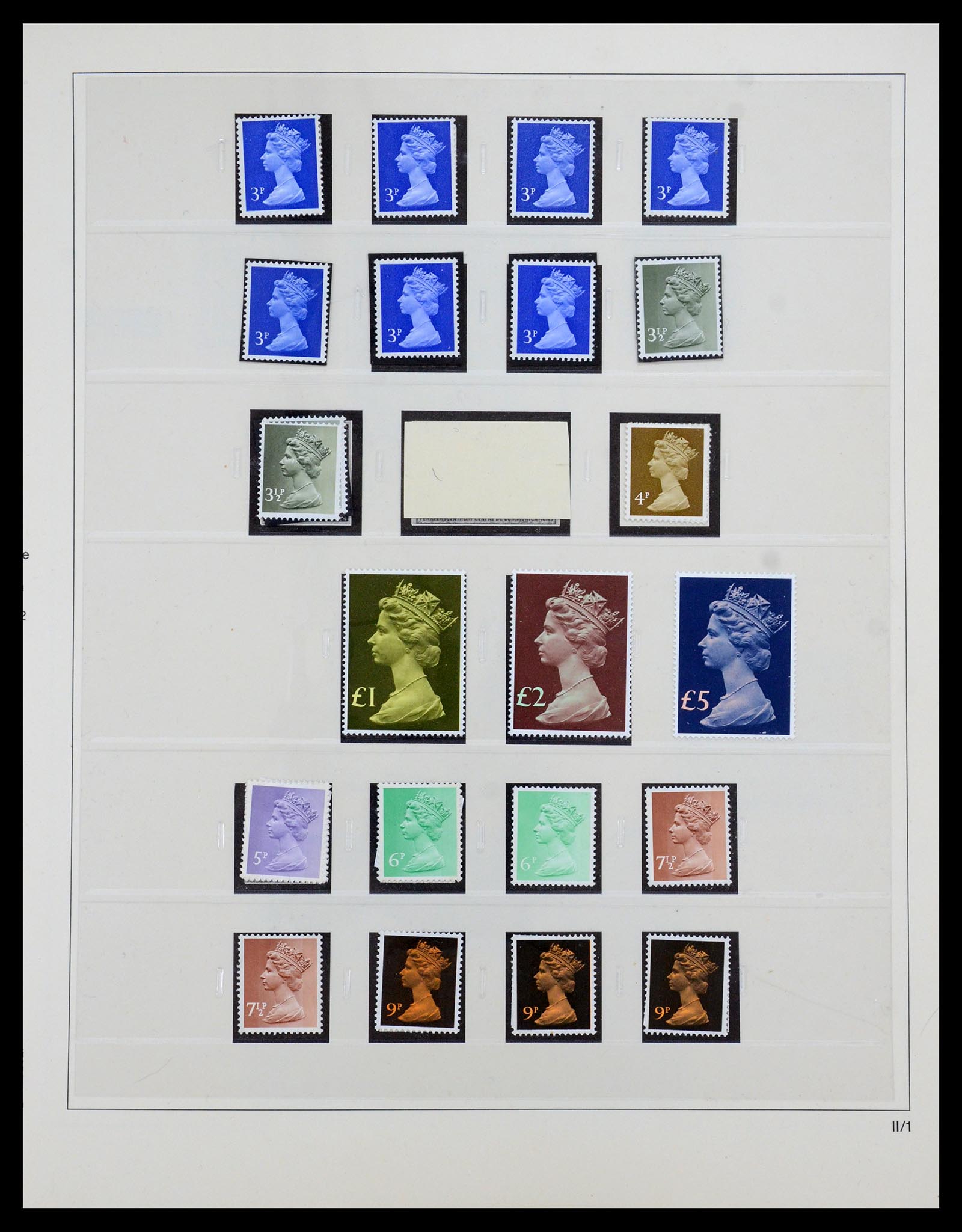 35700 002 - Postzegelverzameling 35700 Engeland machins 1971-2018!!