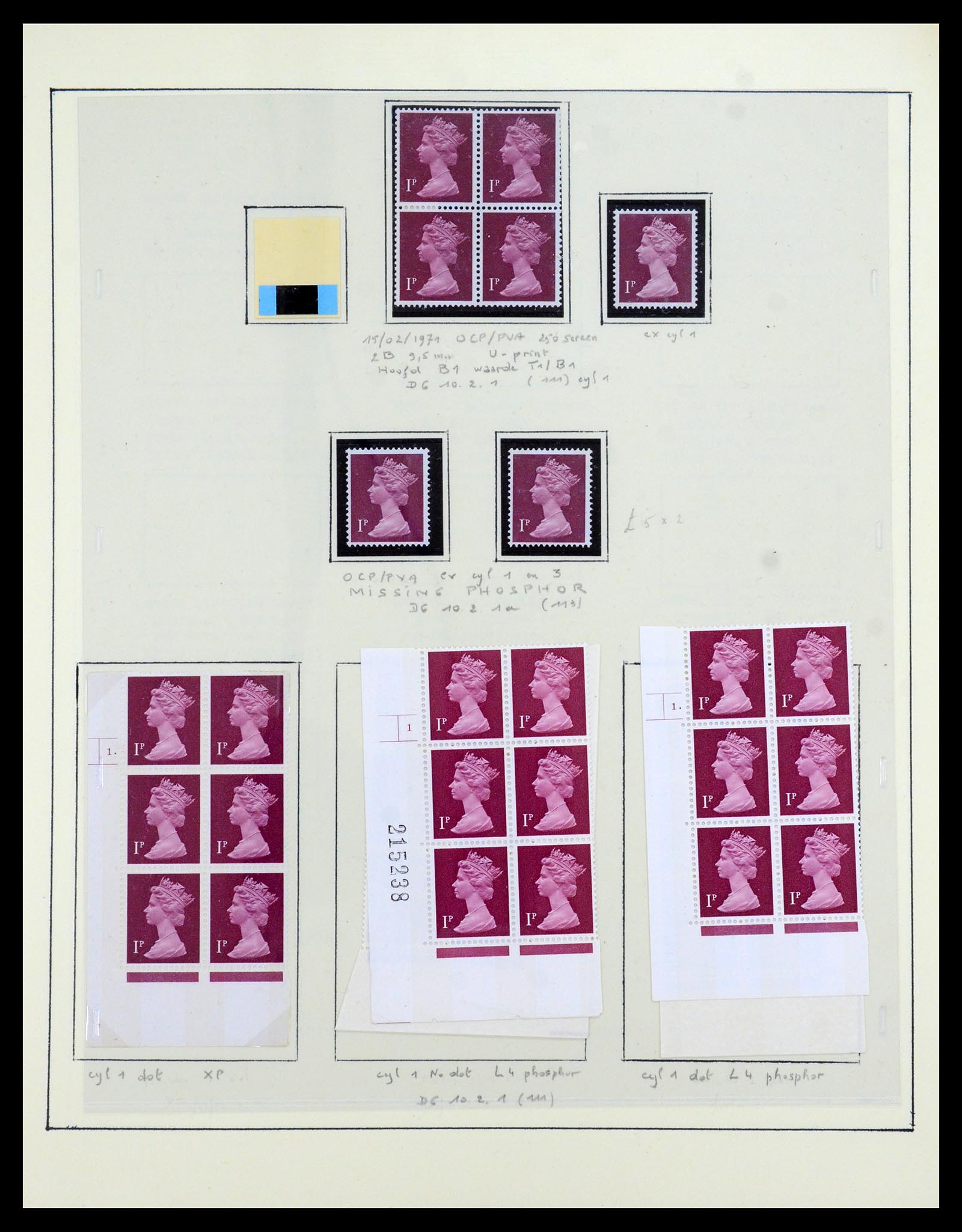 35700 004 - Postzegelverzameling 35700 Engeland machins 1971-2018!!