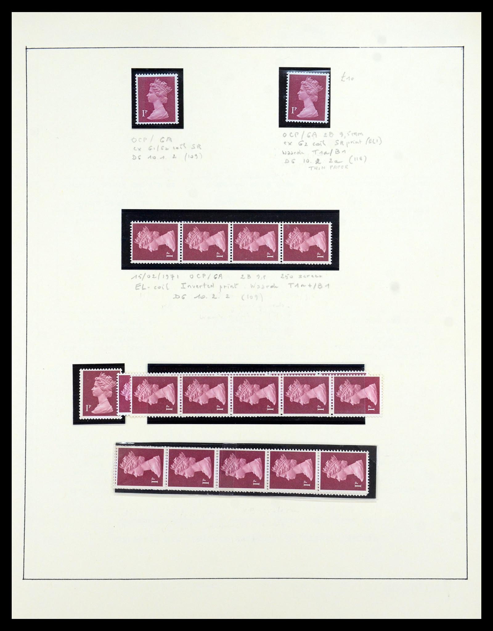 35700 007 - Postzegelverzameling 35700 Engeland machins 1971-2018!!