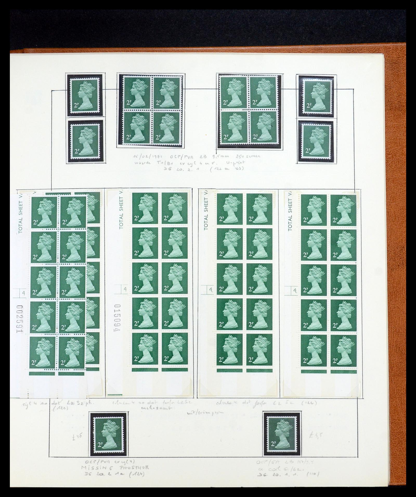 35700 009 - Postzegelverzameling 35700 Engeland machins 1971-2018!!