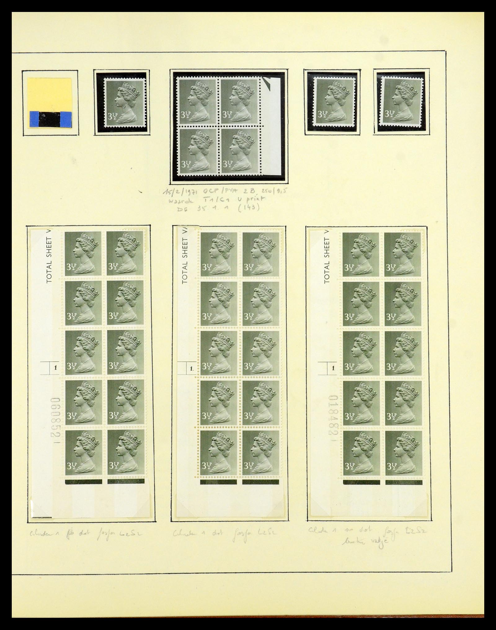 35700 014 - Postzegelverzameling 35700 Engeland machins 1971-2018!!