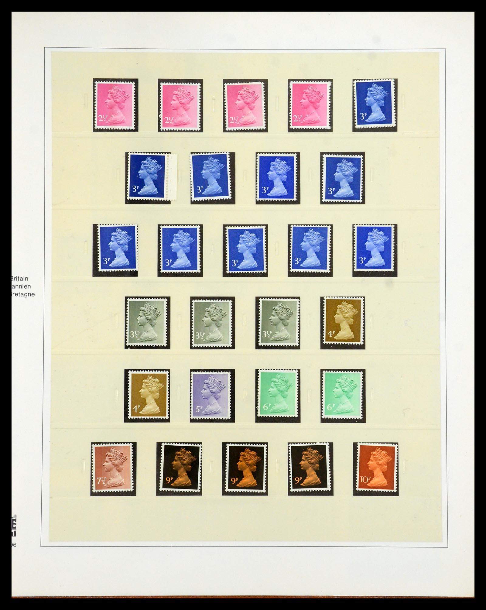 35700 023 - Postzegelverzameling 35700 Engeland machins 1971-2018!!
