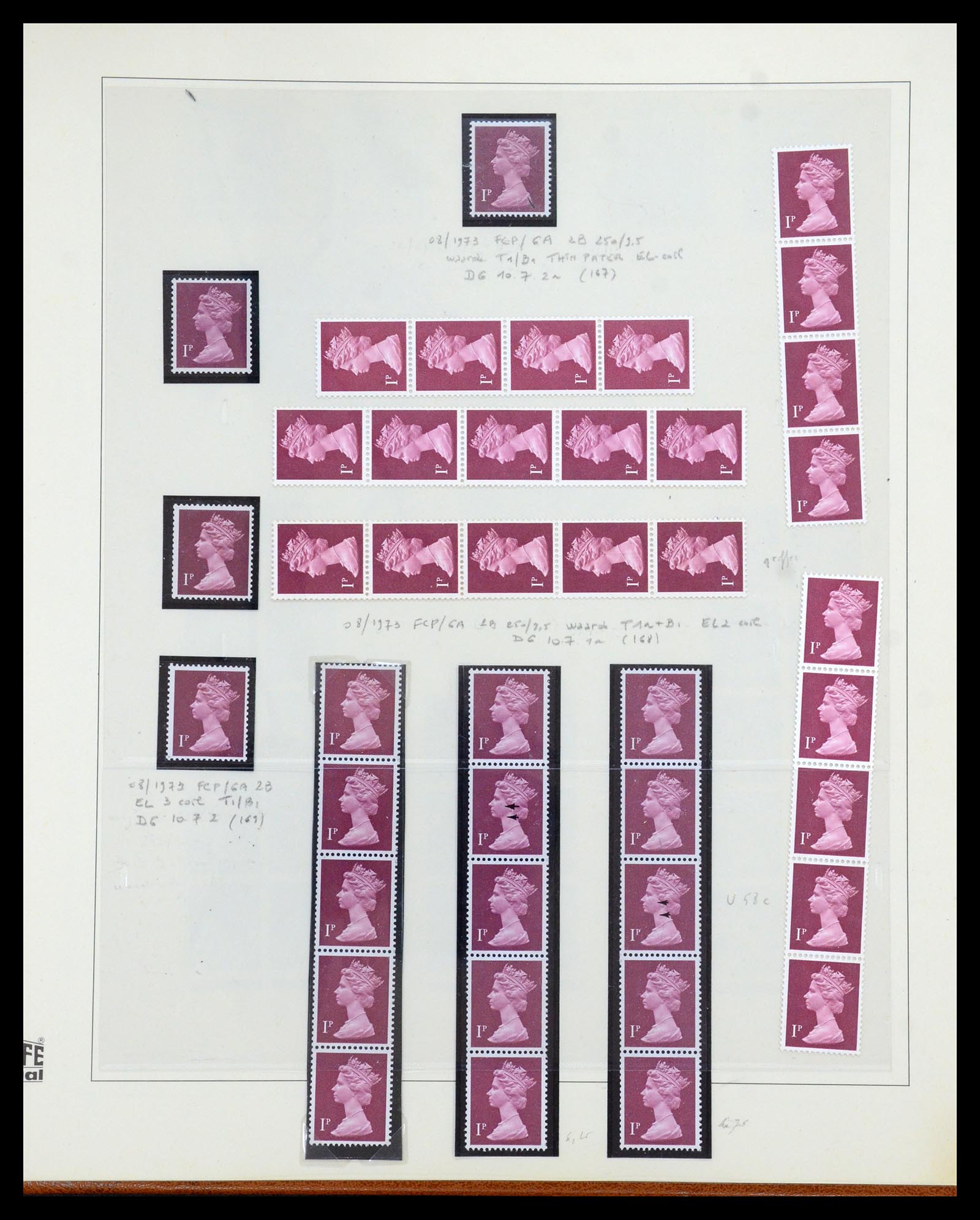 35700 026 - Postzegelverzameling 35700 Engeland machins 1971-2018!!