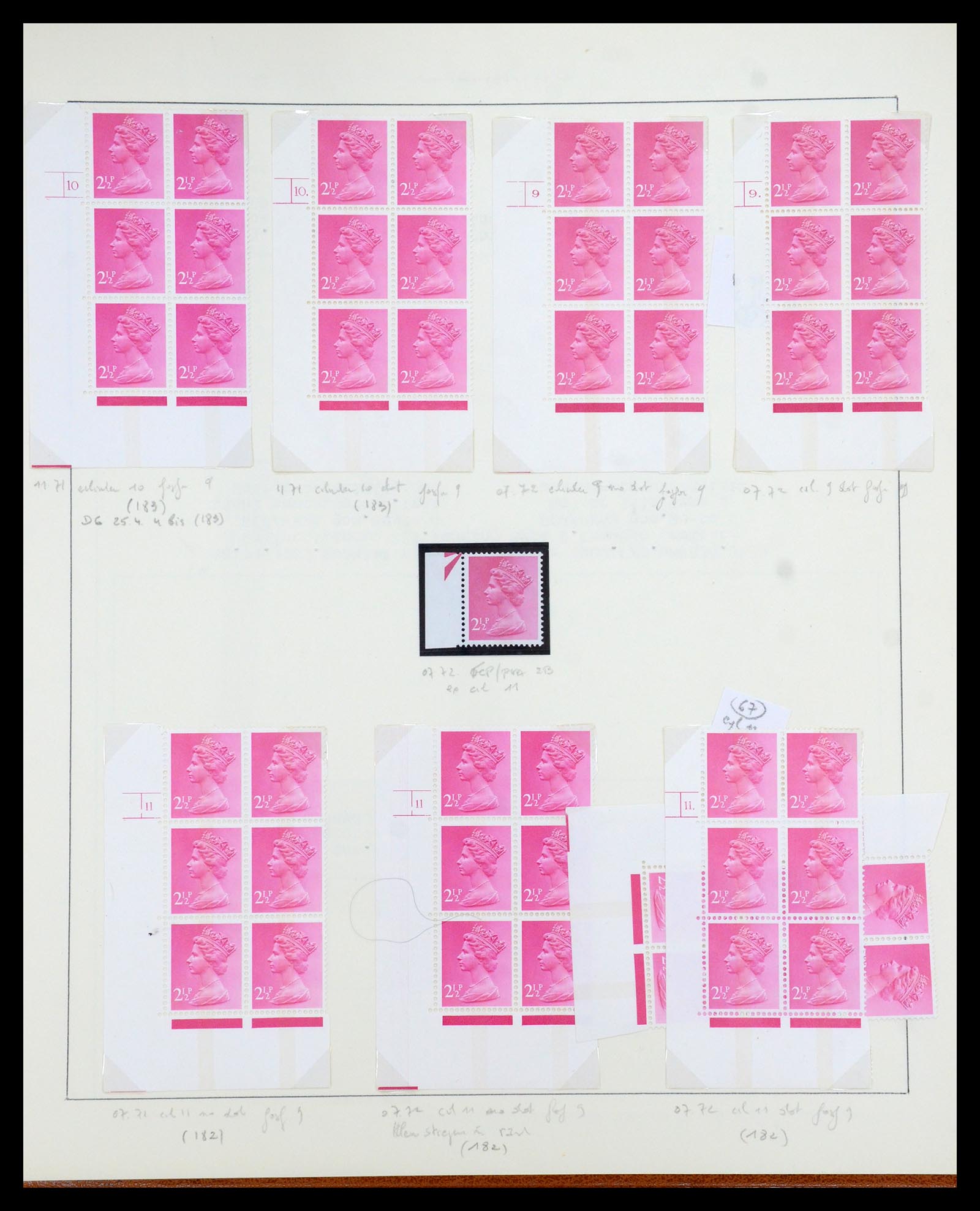 35700 032 - Postzegelverzameling 35700 Engeland machins 1971-2018!!
