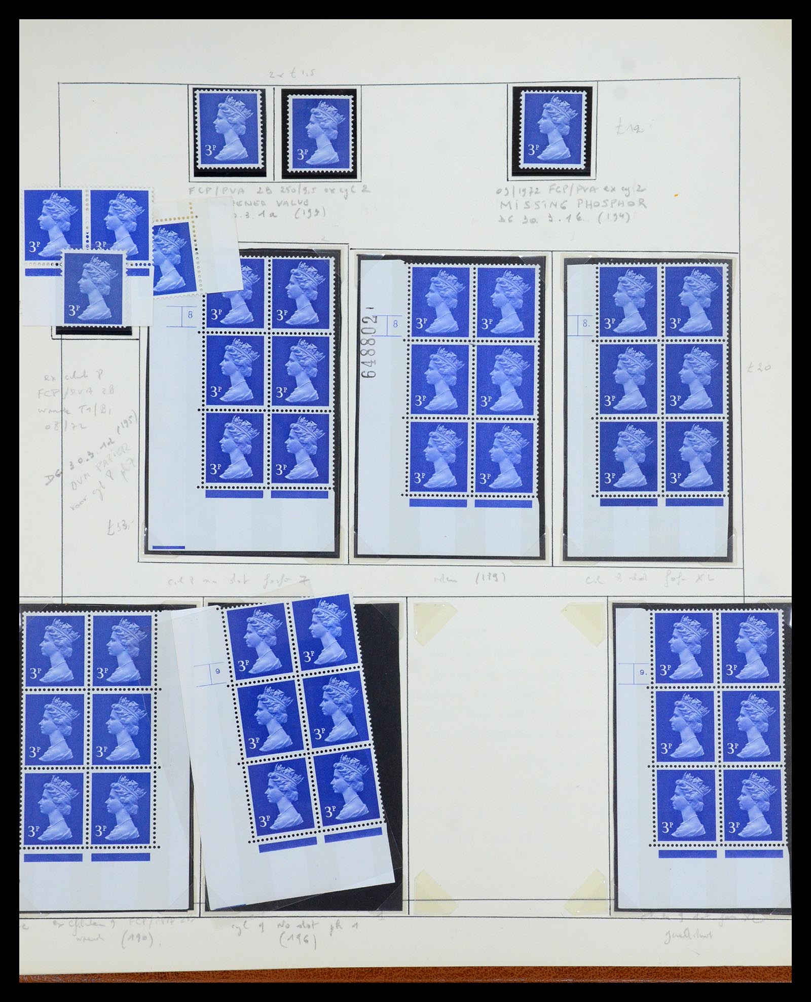 35700 035 - Postzegelverzameling 35700 Engeland machins 1971-2018!!