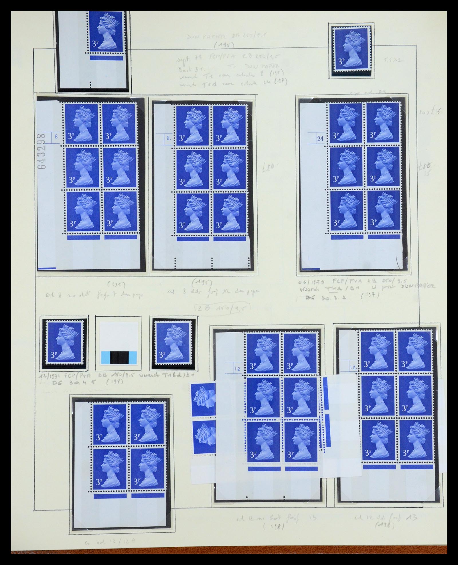 35700 036 - Postzegelverzameling 35700 Engeland machins 1971-2018!!