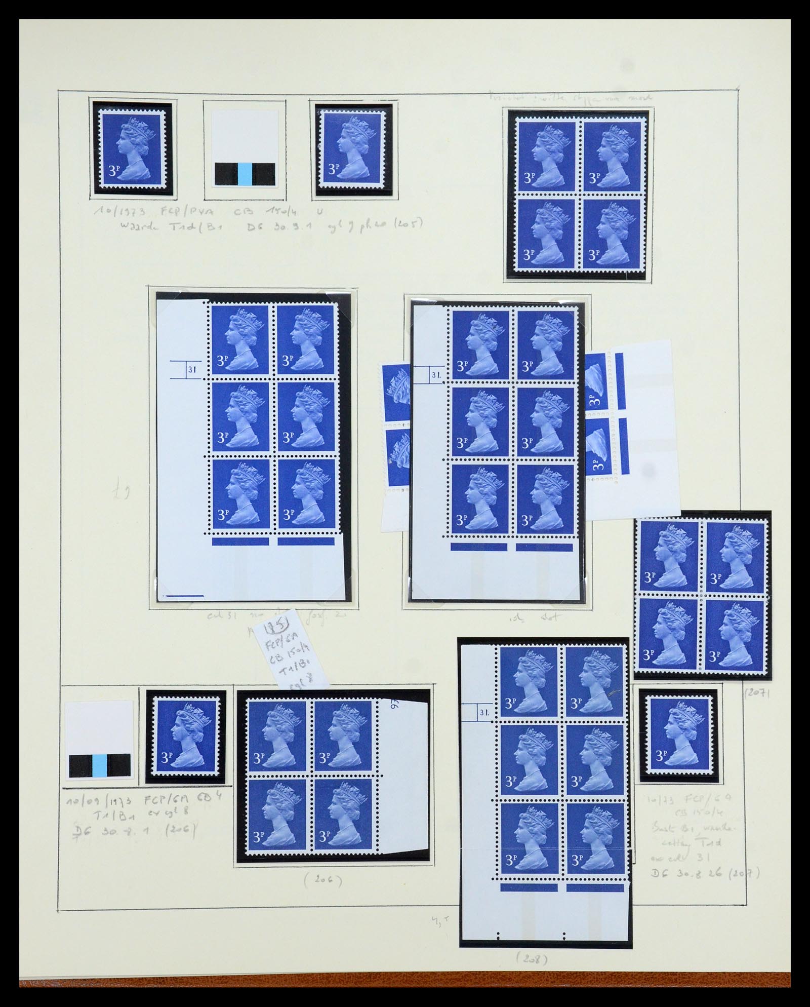35700 038 - Postzegelverzameling 35700 Engeland machins 1971-2018!!