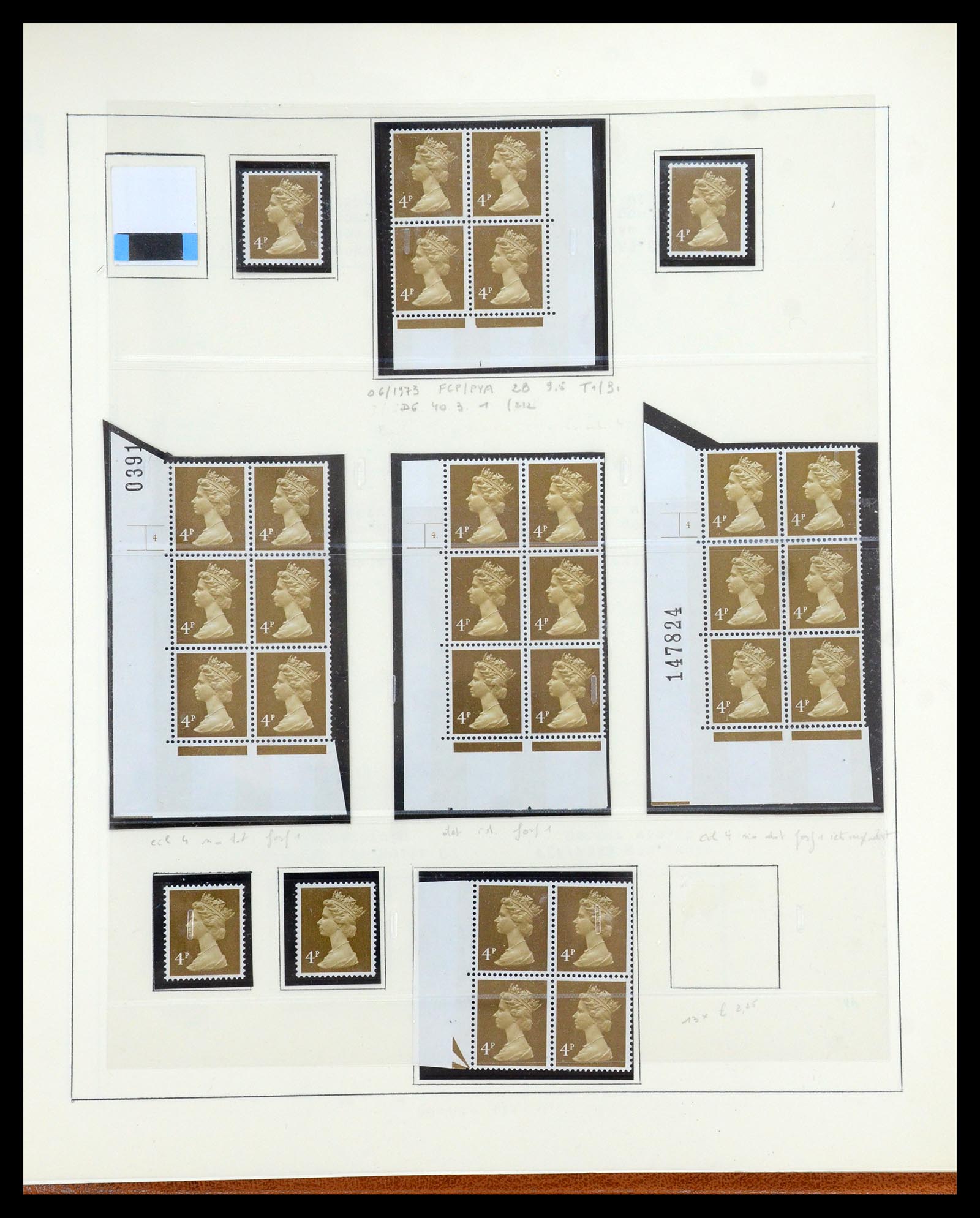 35700 041 - Postzegelverzameling 35700 Engeland machins 1971-2018!!