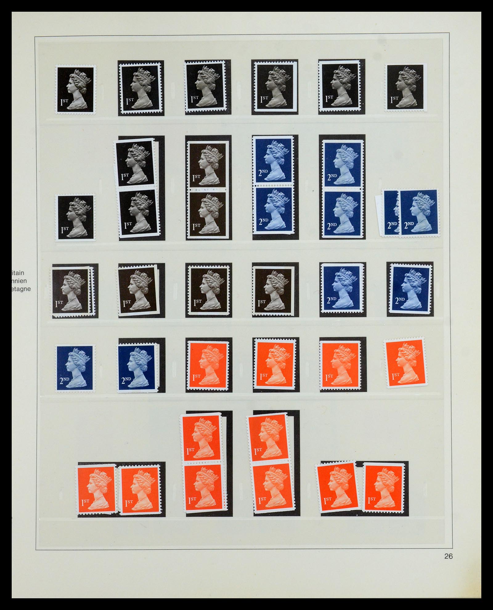 35700 051 - Postzegelverzameling 35700 Engeland machins 1971-2018!!