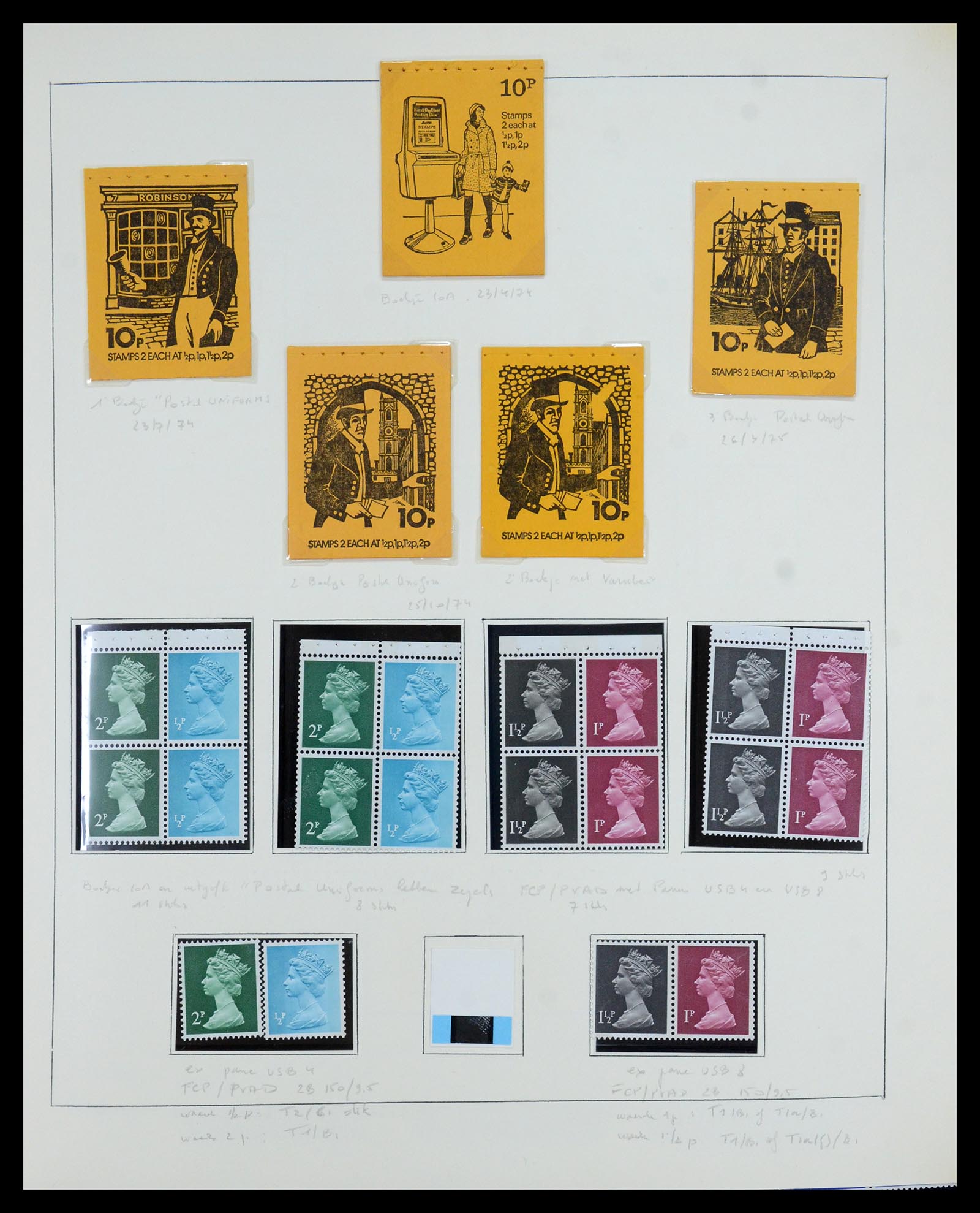 35700 056 - Postzegelverzameling 35700 Engeland machins 1971-2018!!