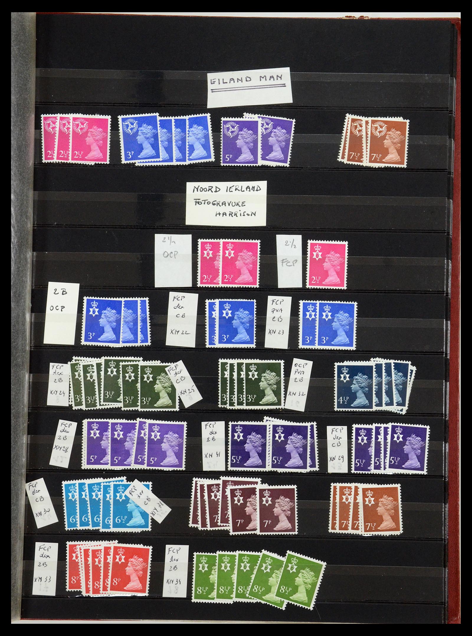 35700 762 - Postzegelverzameling 35700 Engeland machins 1971-2018!!