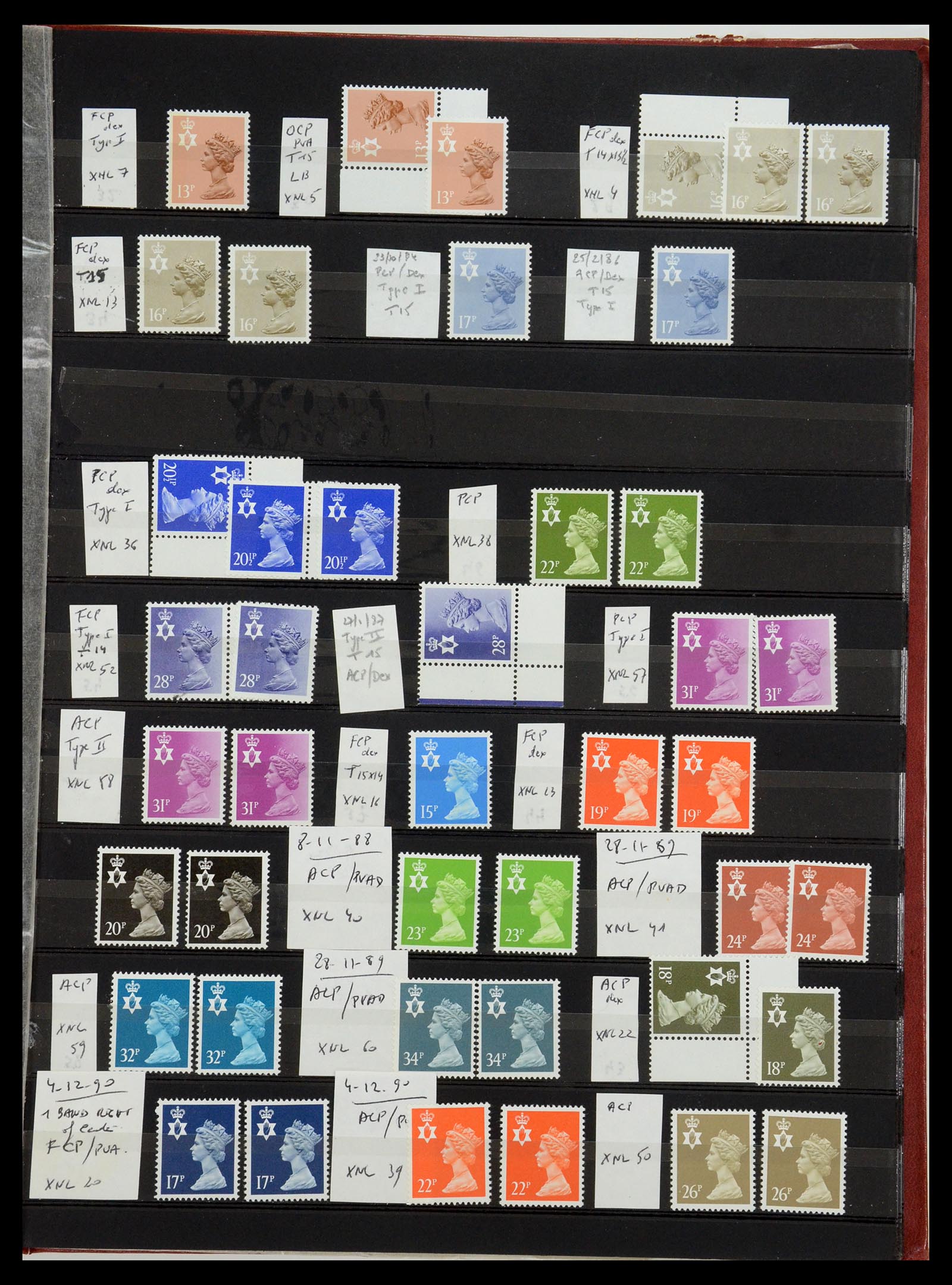 35700 763 - Postzegelverzameling 35700 Engeland machins 1971-2018!!