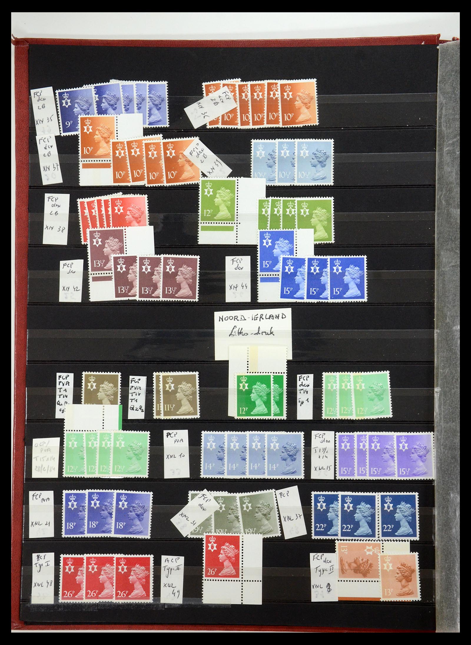 35700 764 - Postzegelverzameling 35700 Engeland machins 1971-2018!!