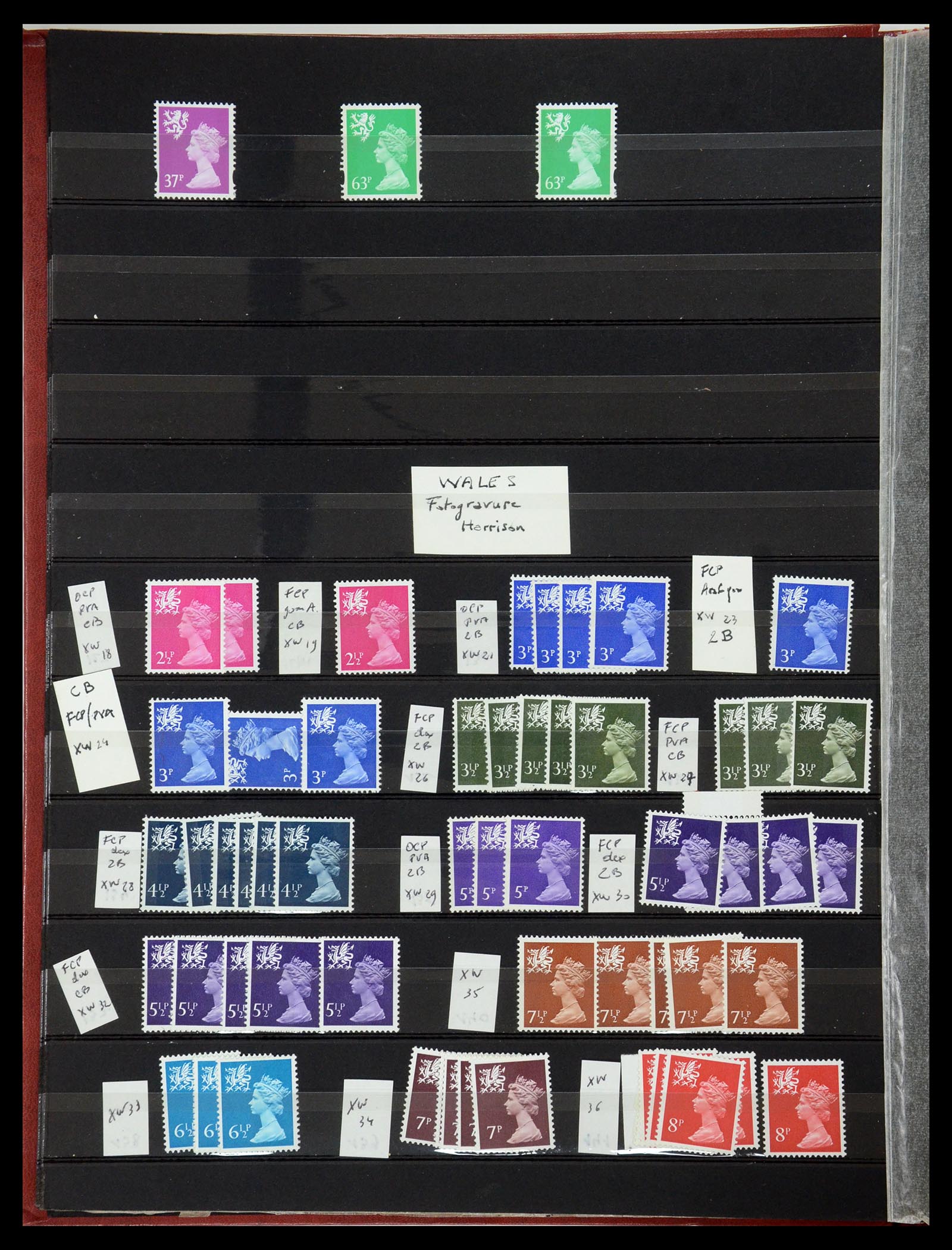 35700 769 - Postzegelverzameling 35700 Engeland machins 1971-2018!!