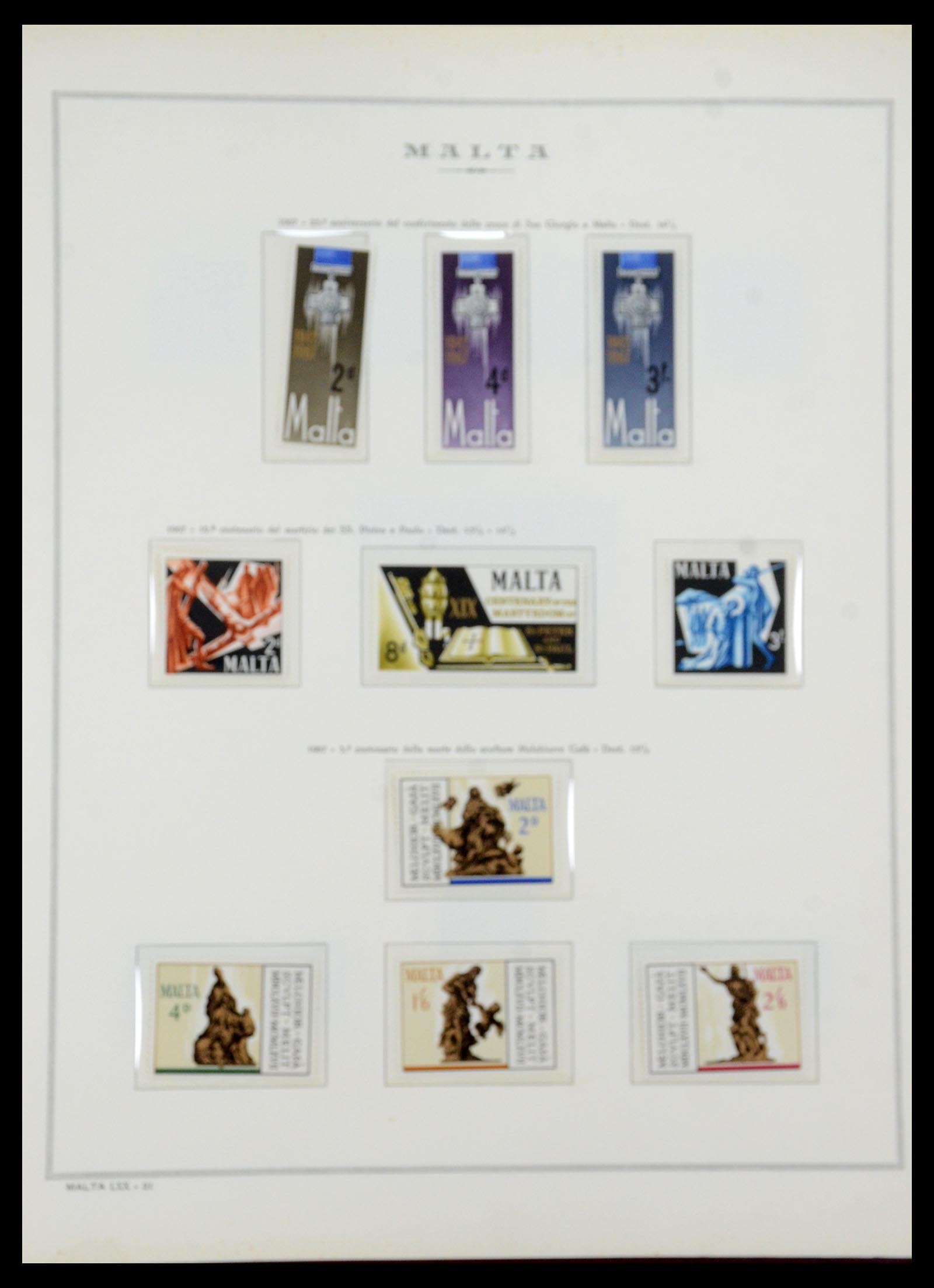 35701 006 - Postzegelverzameling 35701 Malta 1964-2010.