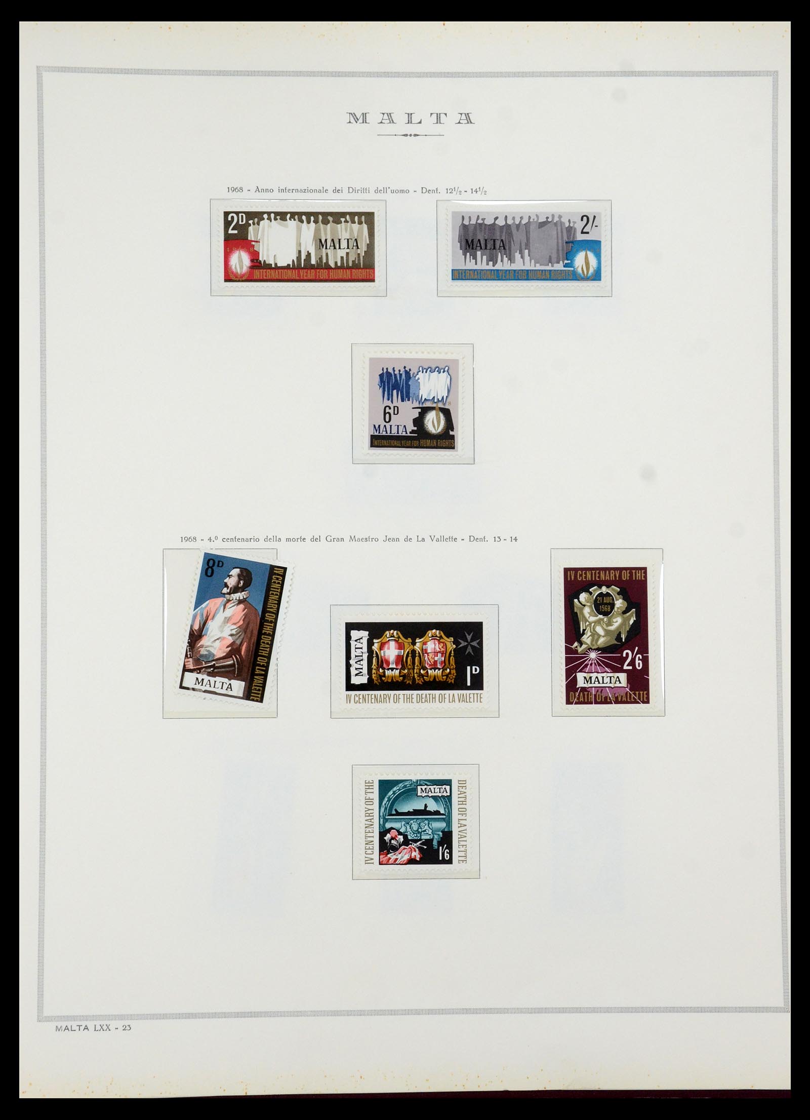 35701 008 - Postzegelverzameling 35701 Malta 1964-2010.