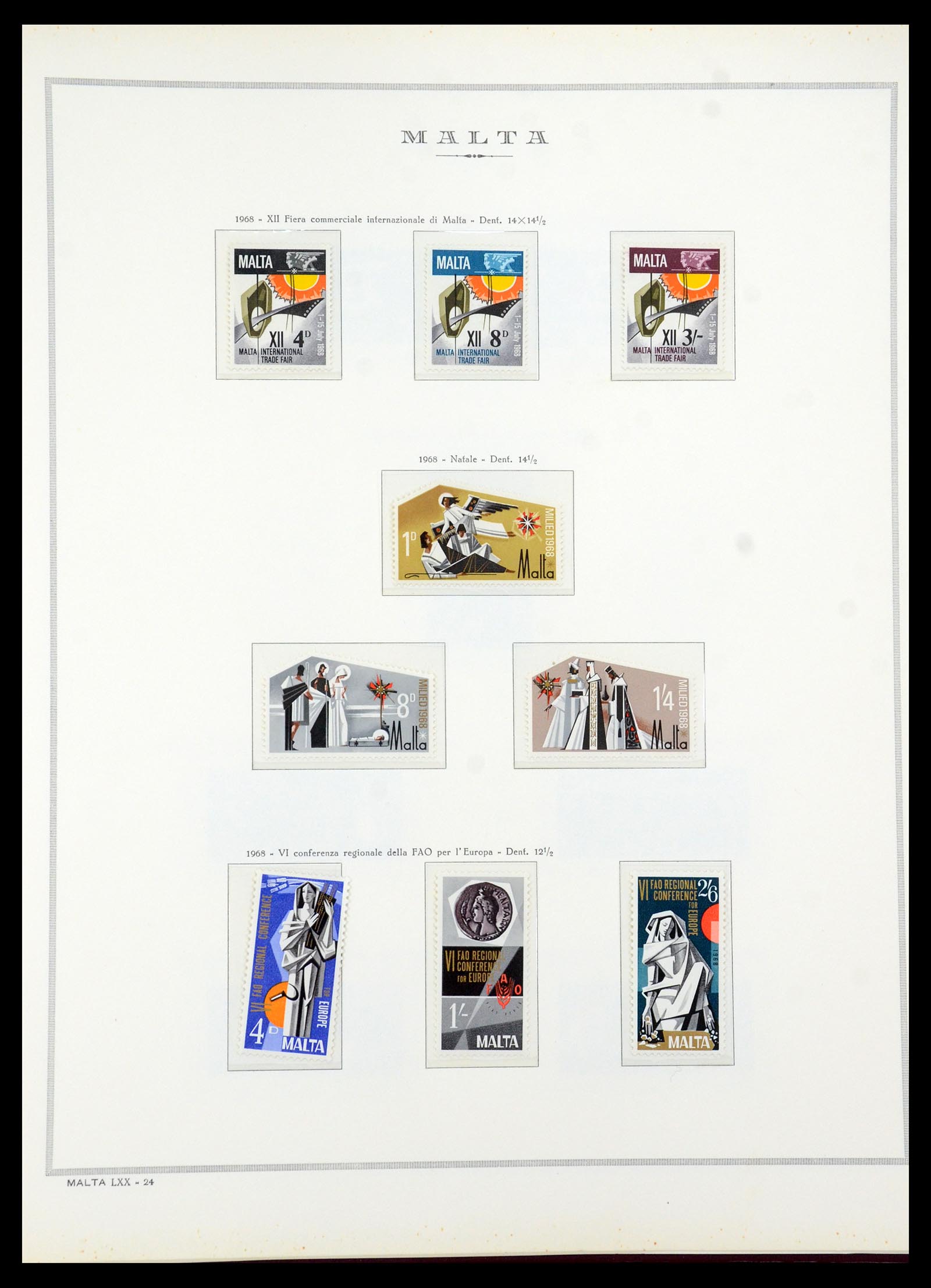 35701 009 - Postzegelverzameling 35701 Malta 1964-2010.