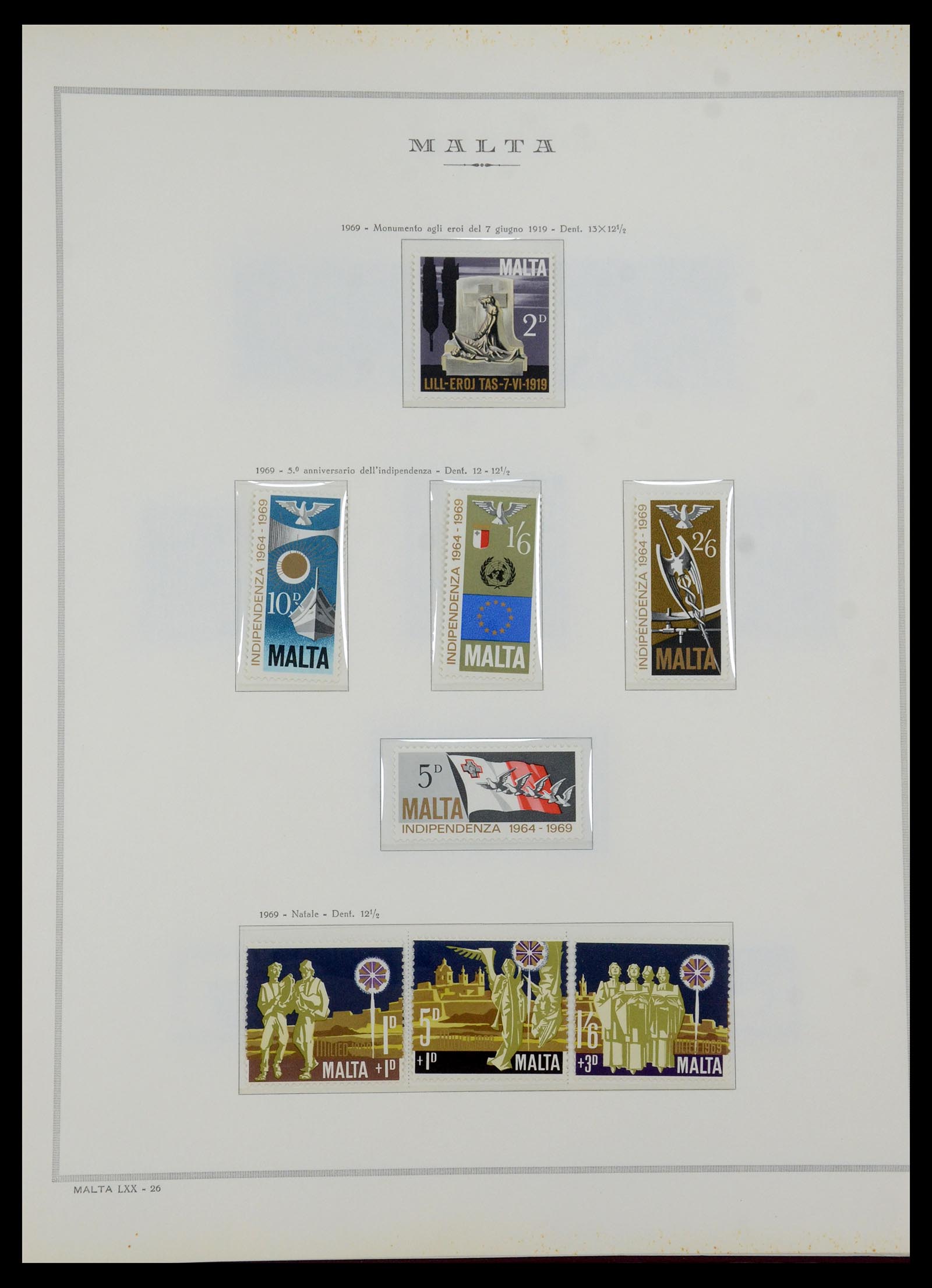 35701 011 - Postzegelverzameling 35701 Malta 1964-2010.