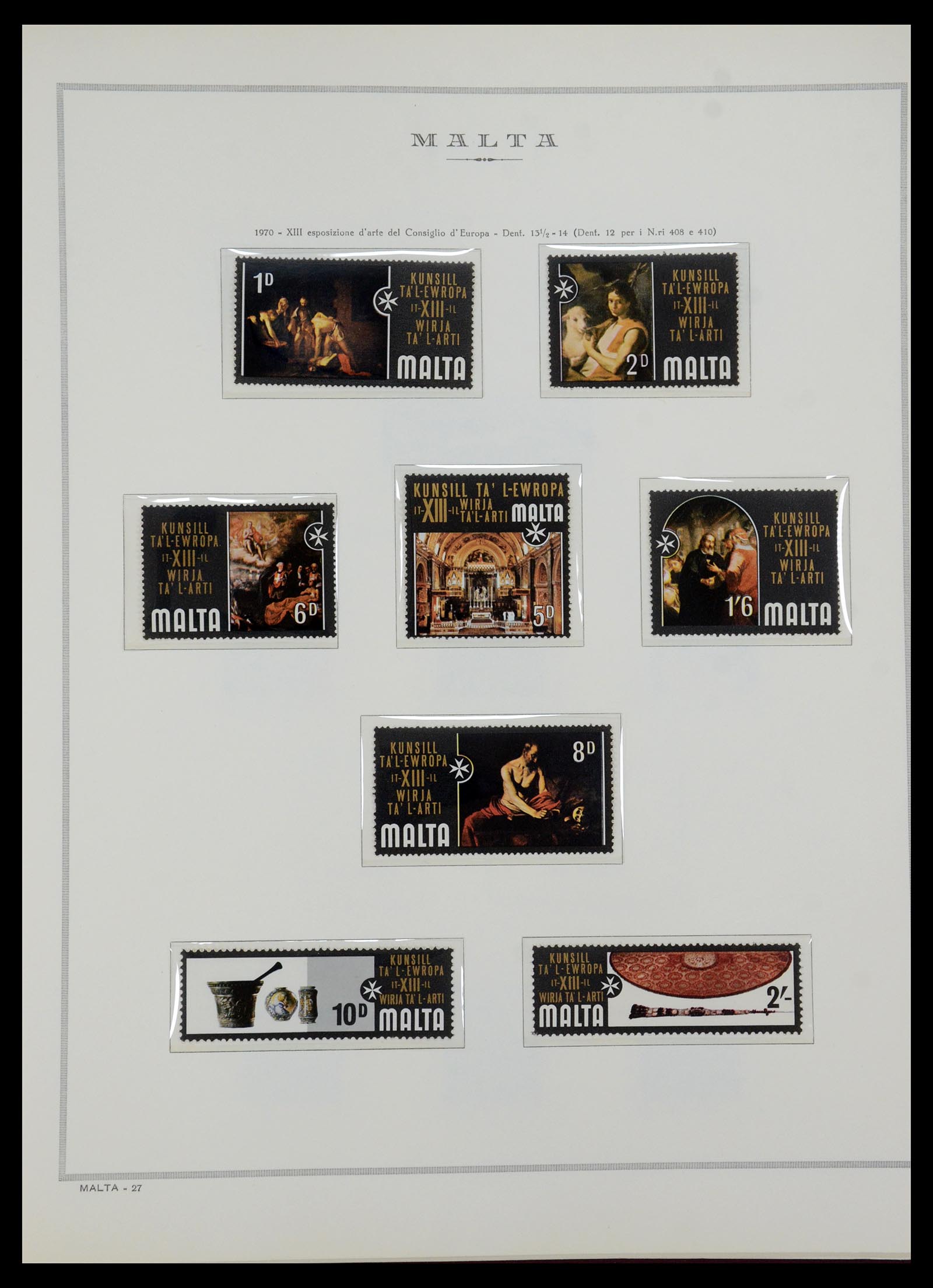 35701 012 - Postzegelverzameling 35701 Malta 1964-2010.