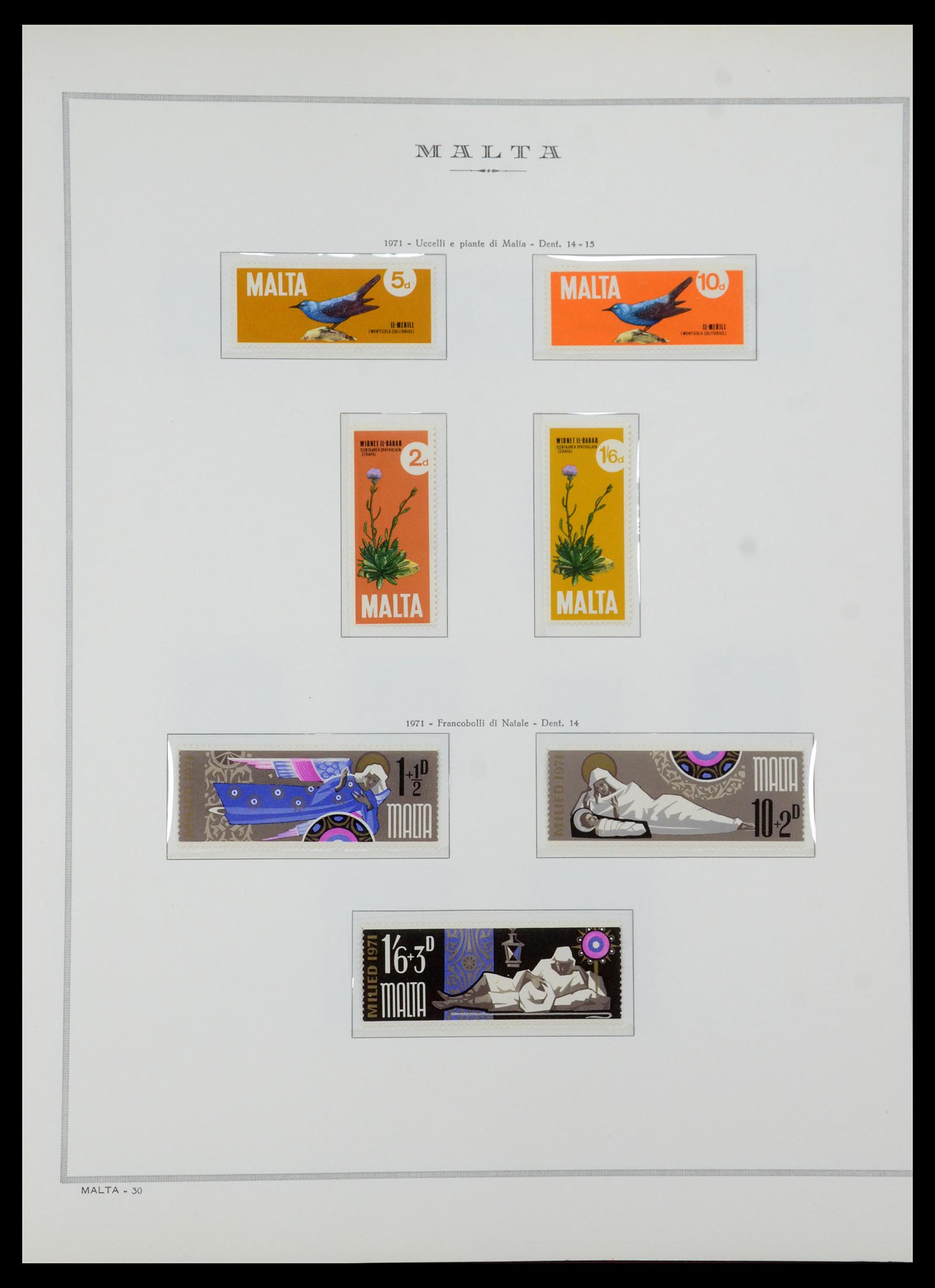 35701 015 - Postzegelverzameling 35701 Malta 1964-2010.