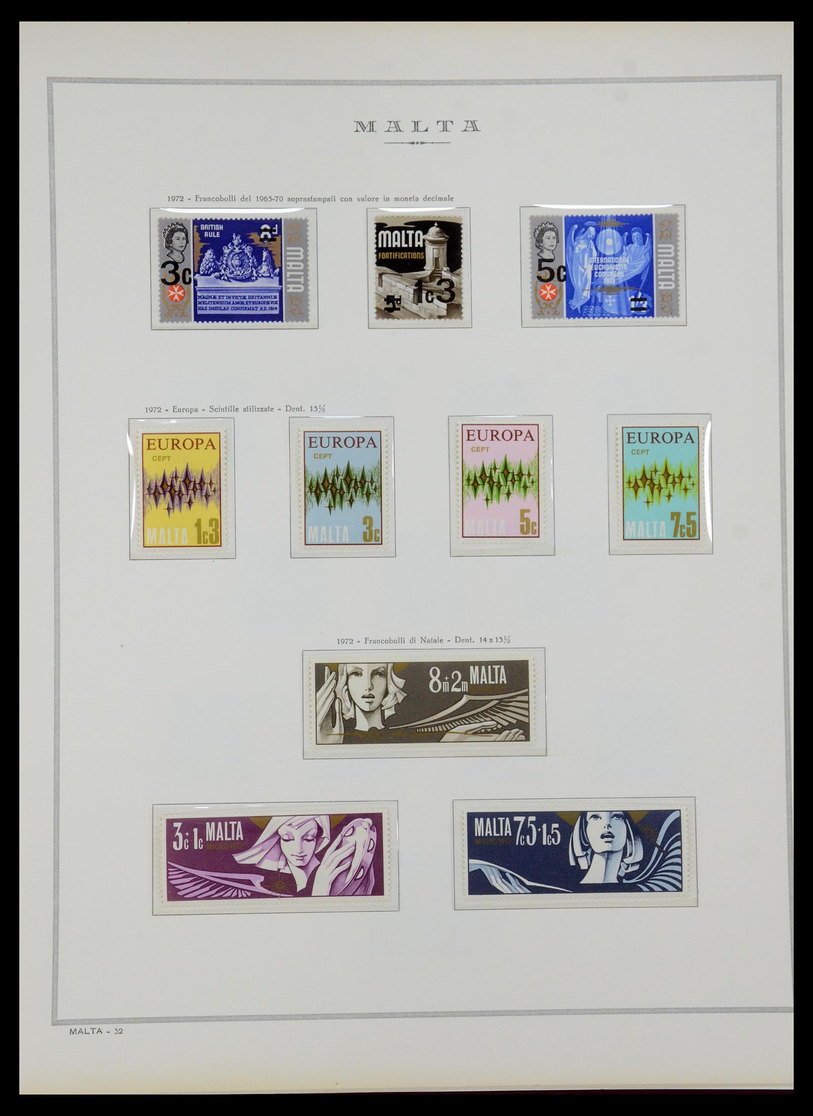 35701 017 - Postzegelverzameling 35701 Malta 1964-2010.