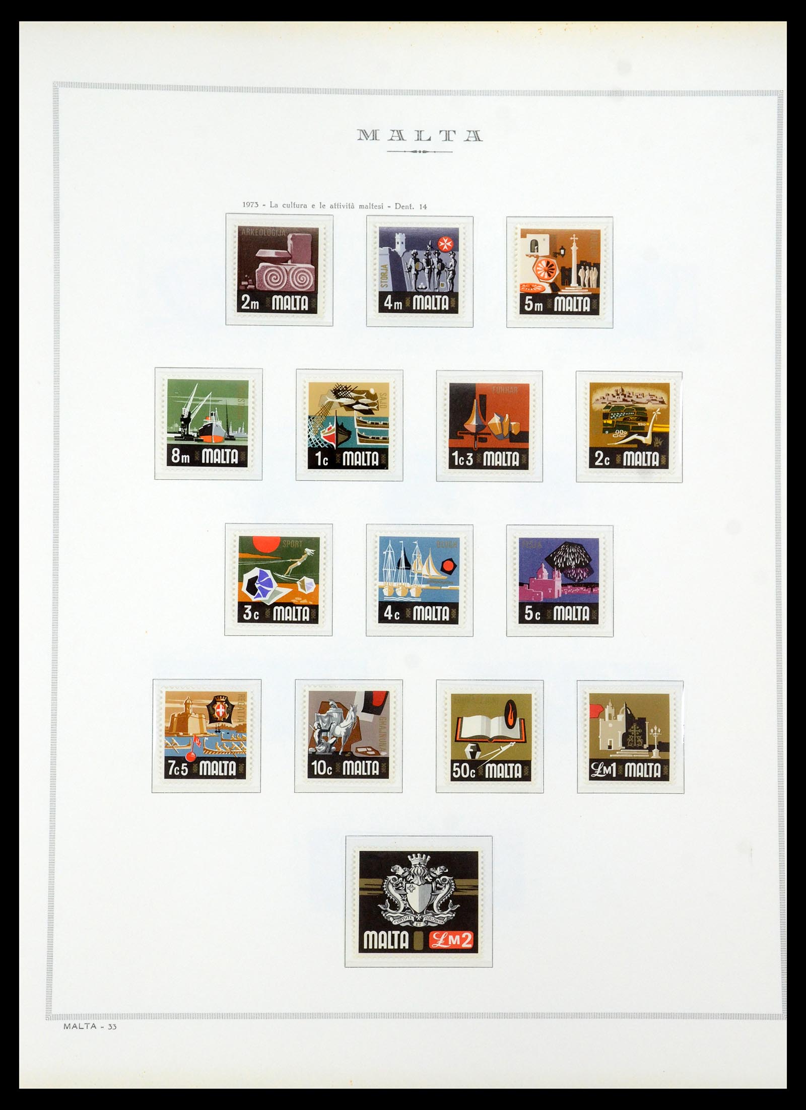 35701 018 - Postzegelverzameling 35701 Malta 1964-2010.