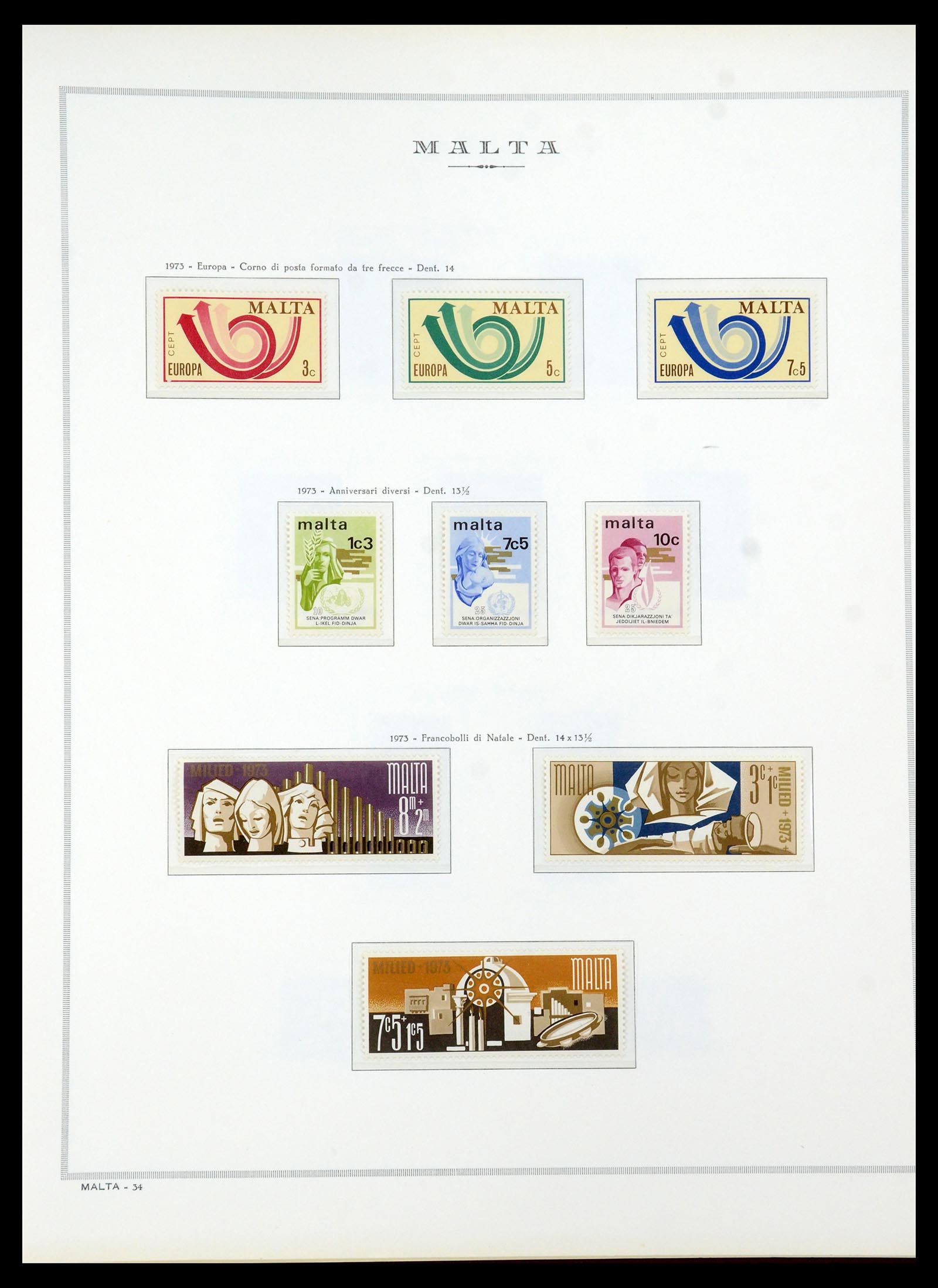 35701 019 - Postzegelverzameling 35701 Malta 1964-2010.
