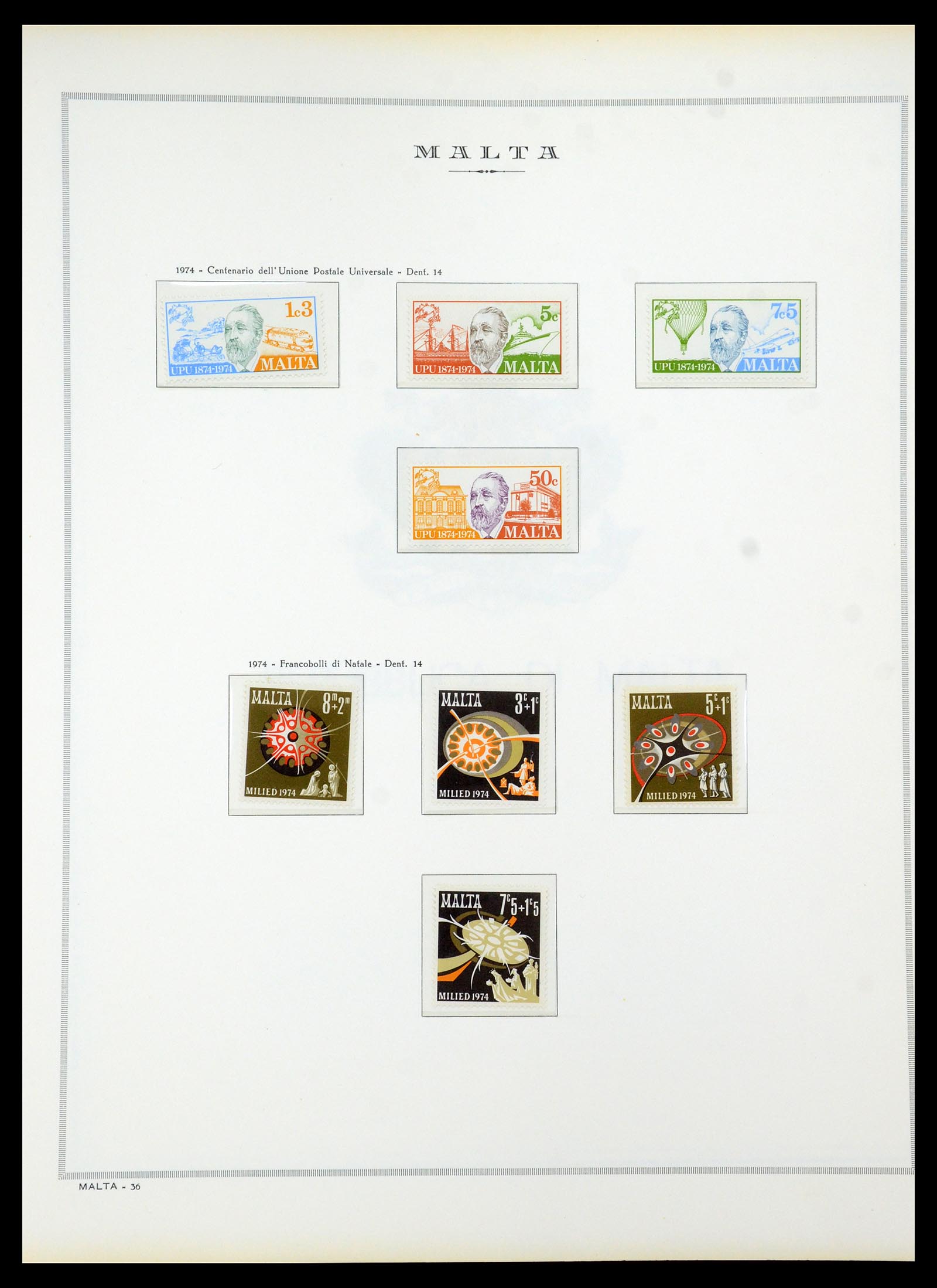 35701 021 - Postzegelverzameling 35701 Malta 1964-2010.