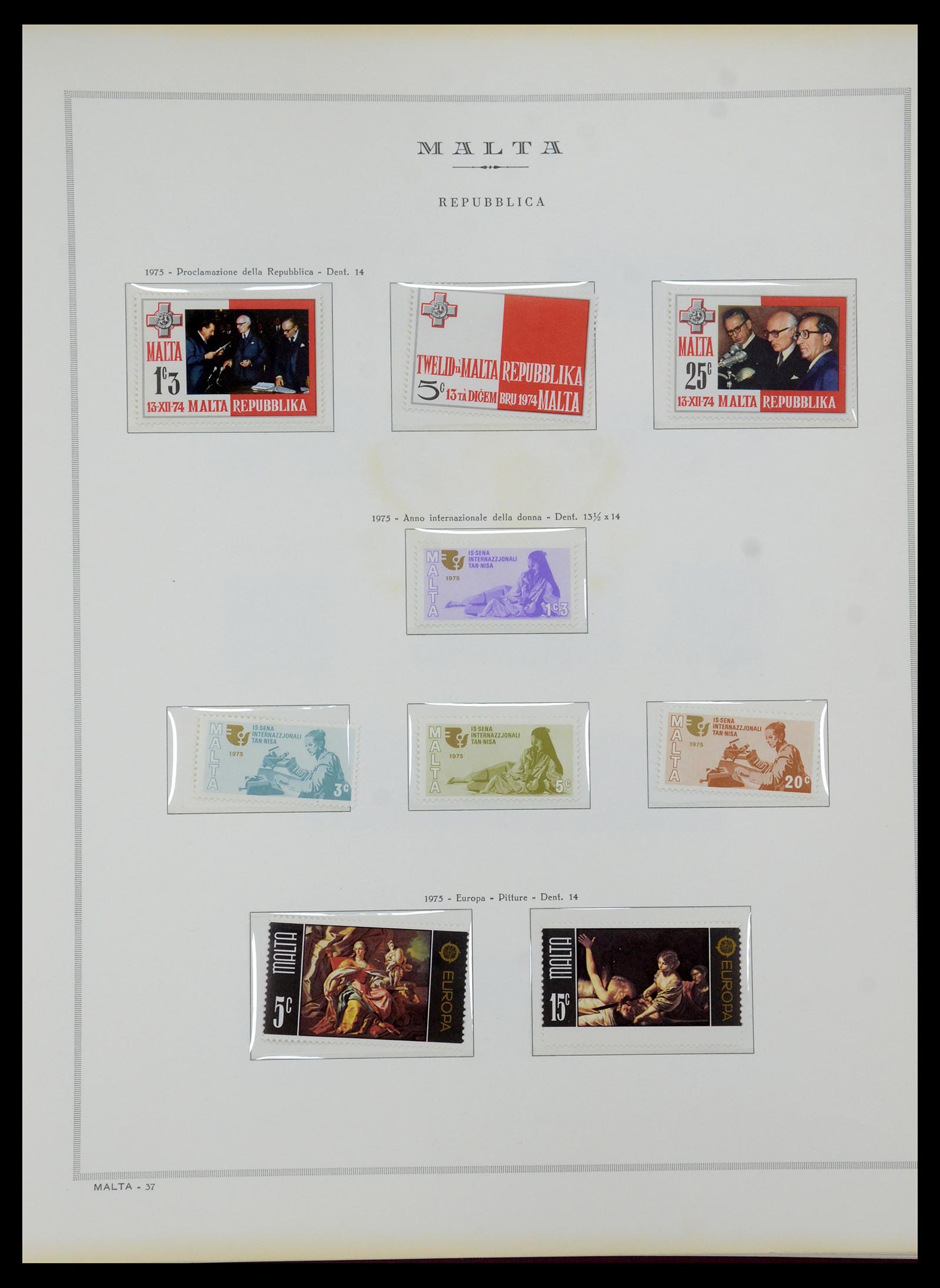 35701 022 - Postzegelverzameling 35701 Malta 1964-2010.