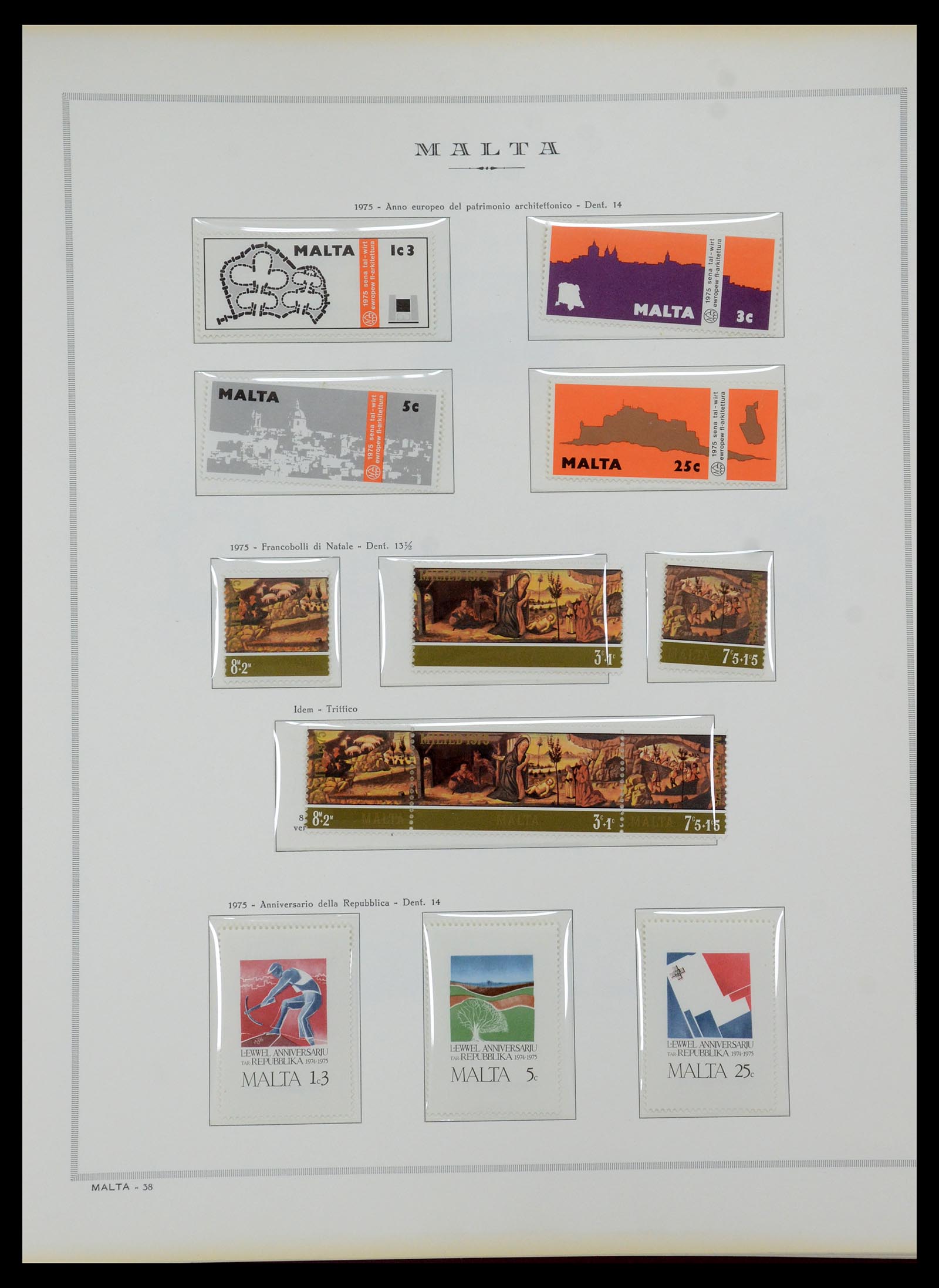 35701 023 - Postzegelverzameling 35701 Malta 1964-2010.
