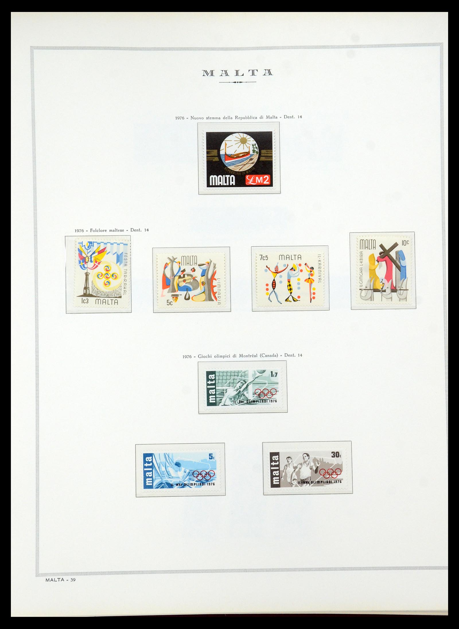 35701 024 - Postzegelverzameling 35701 Malta 1964-2010.