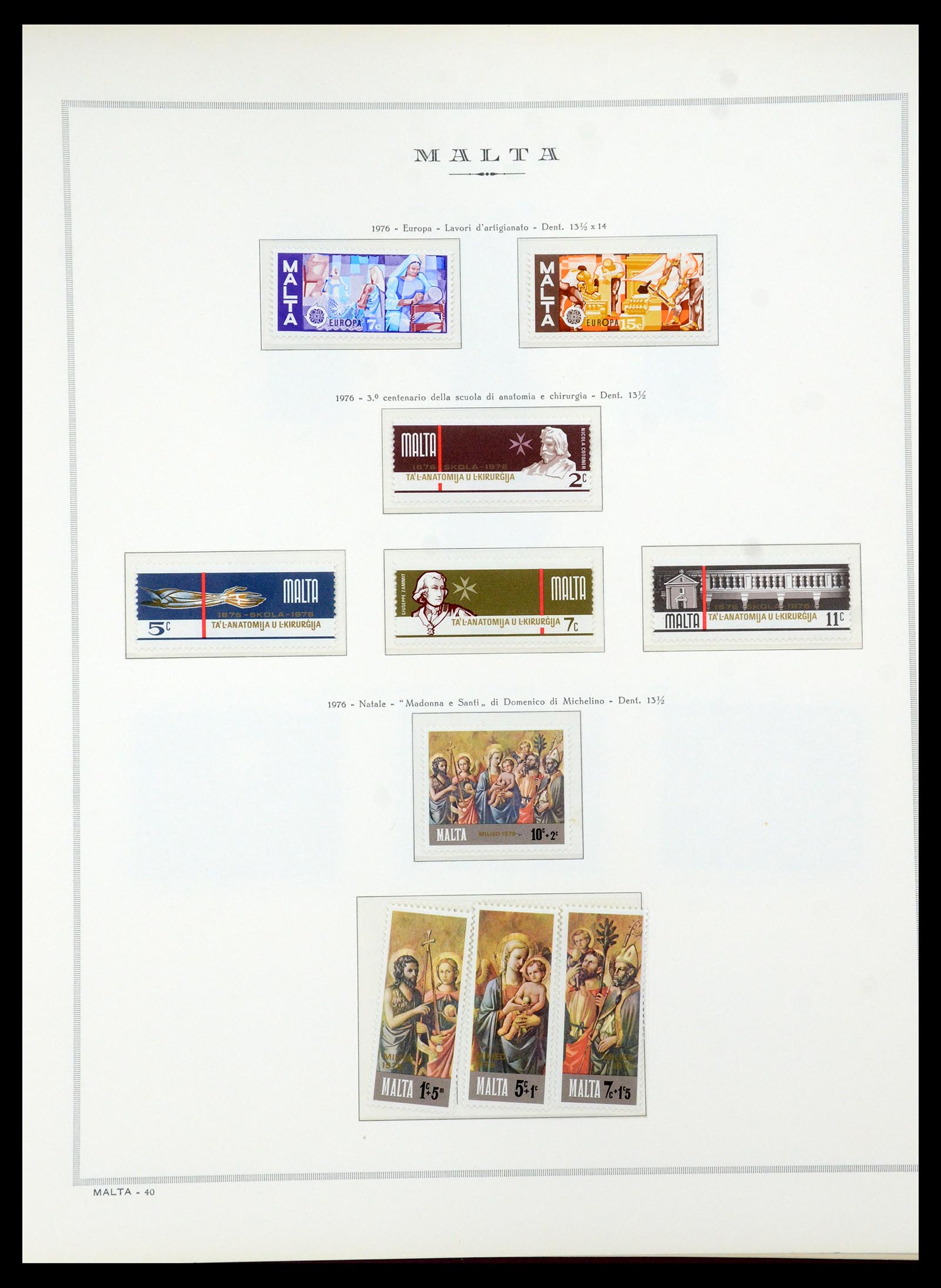 35701 025 - Postzegelverzameling 35701 Malta 1964-2010.
