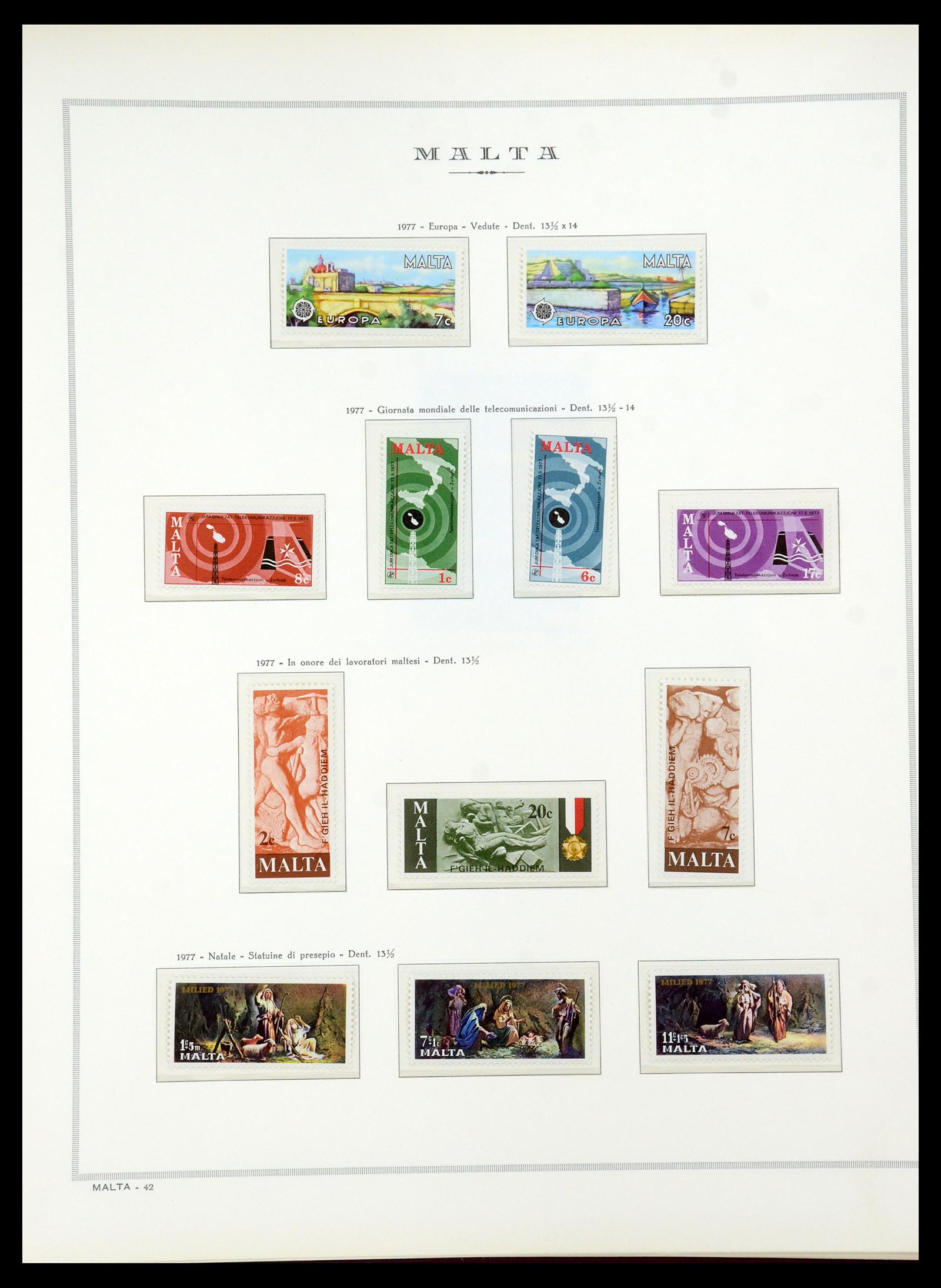35701 027 - Postzegelverzameling 35701 Malta 1964-2010.