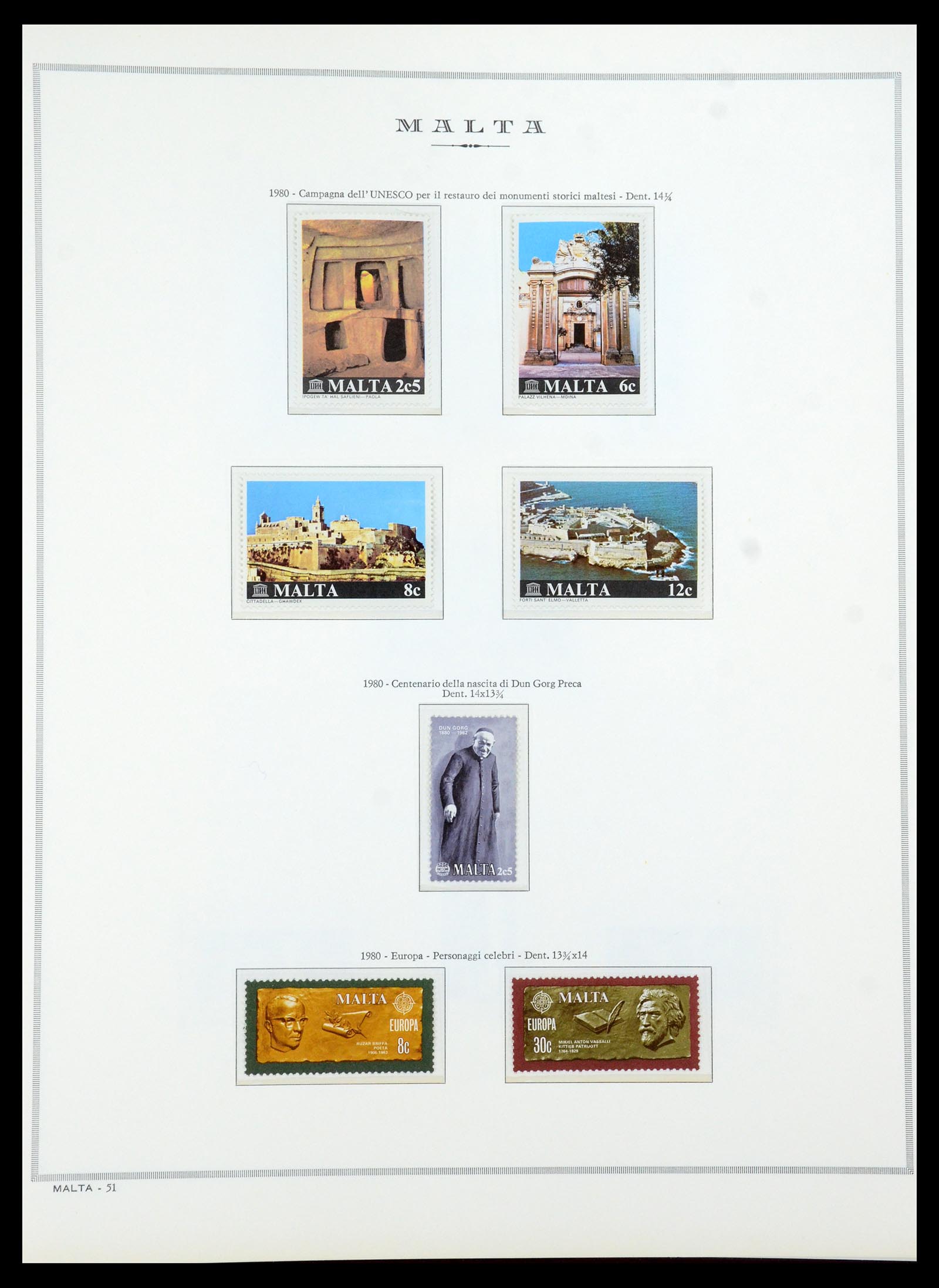 35701 043 - Postzegelverzameling 35701 Malta 1964-2010.