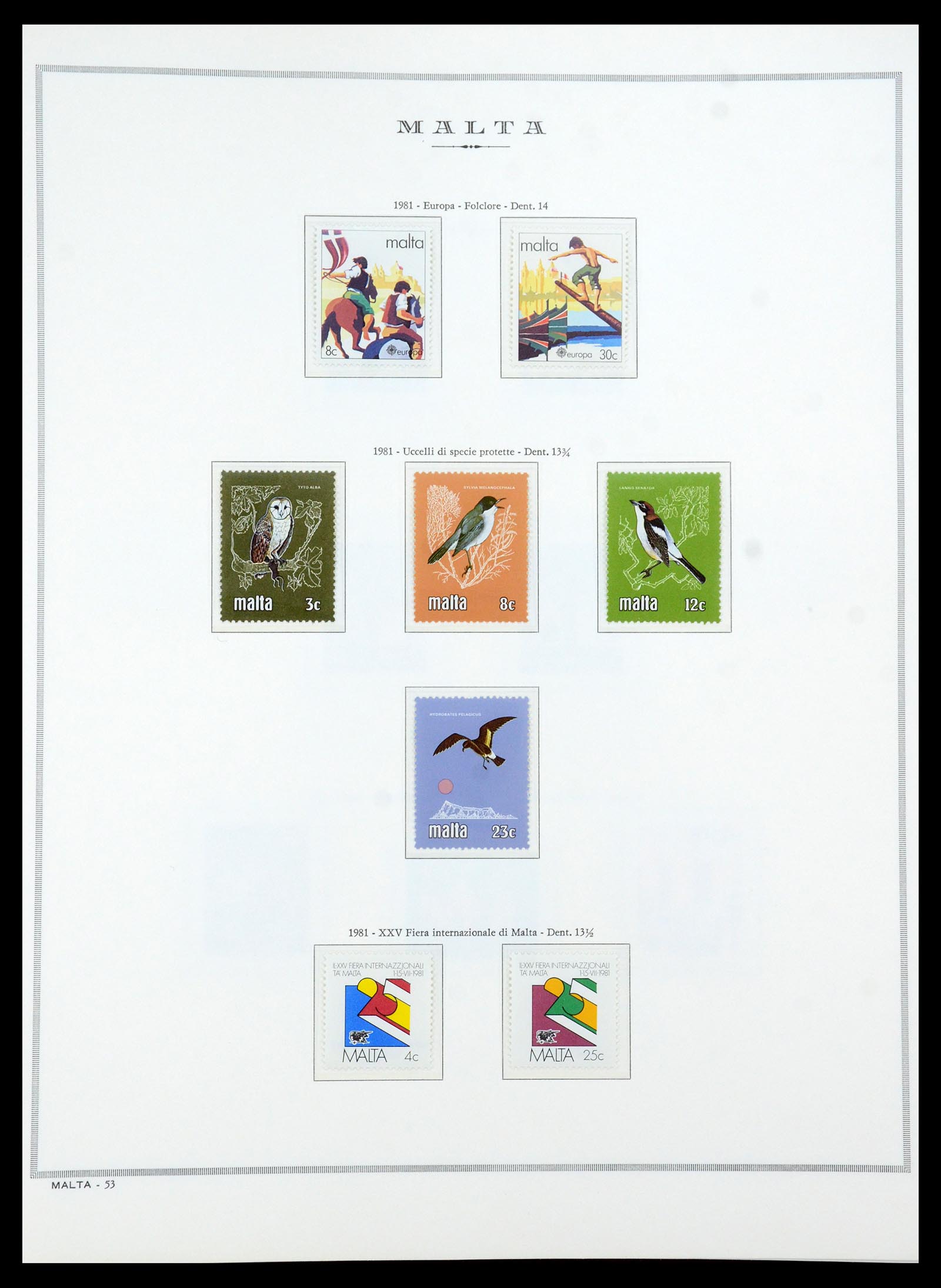 35701 046 - Postzegelverzameling 35701 Malta 1964-2010.