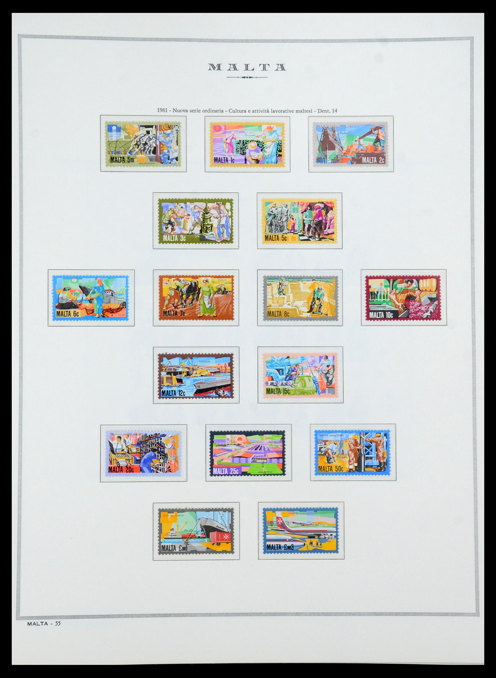 35701 048 - Postzegelverzameling 35701 Malta 1964-2010.