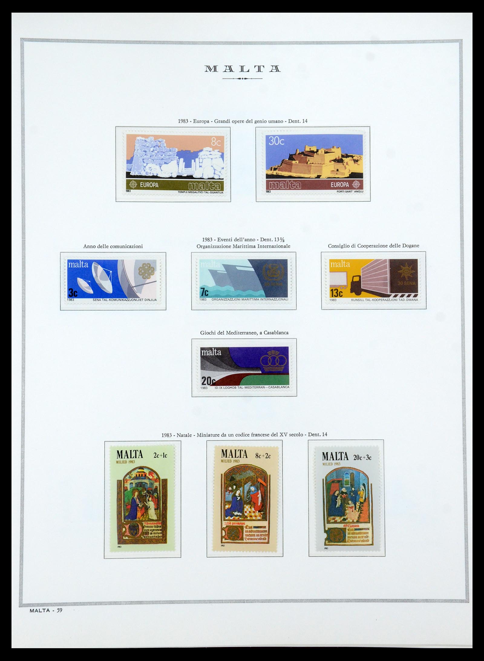 35701 055 - Postzegelverzameling 35701 Malta 1964-2010.
