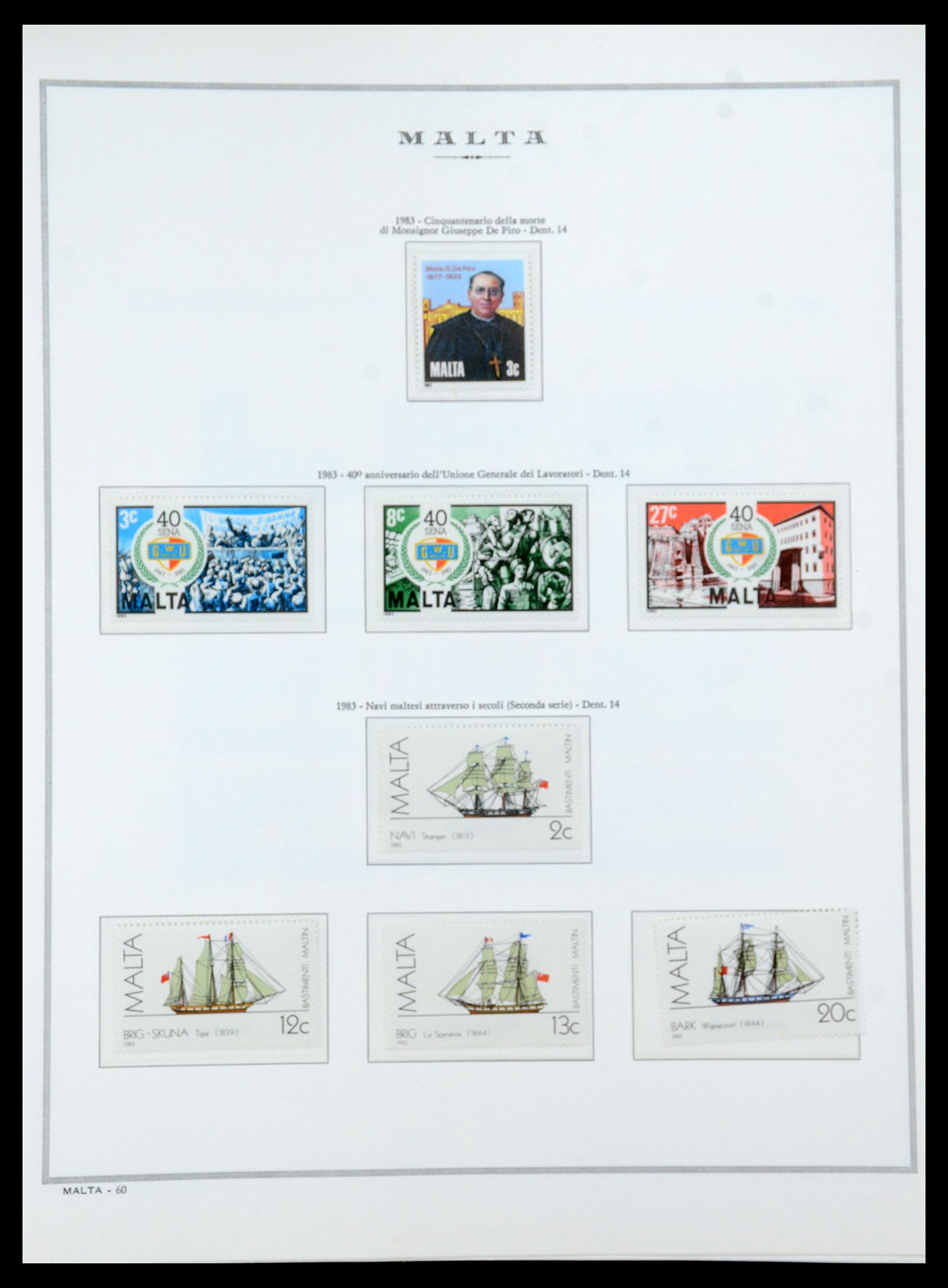 35701 056 - Postzegelverzameling 35701 Malta 1964-2010.
