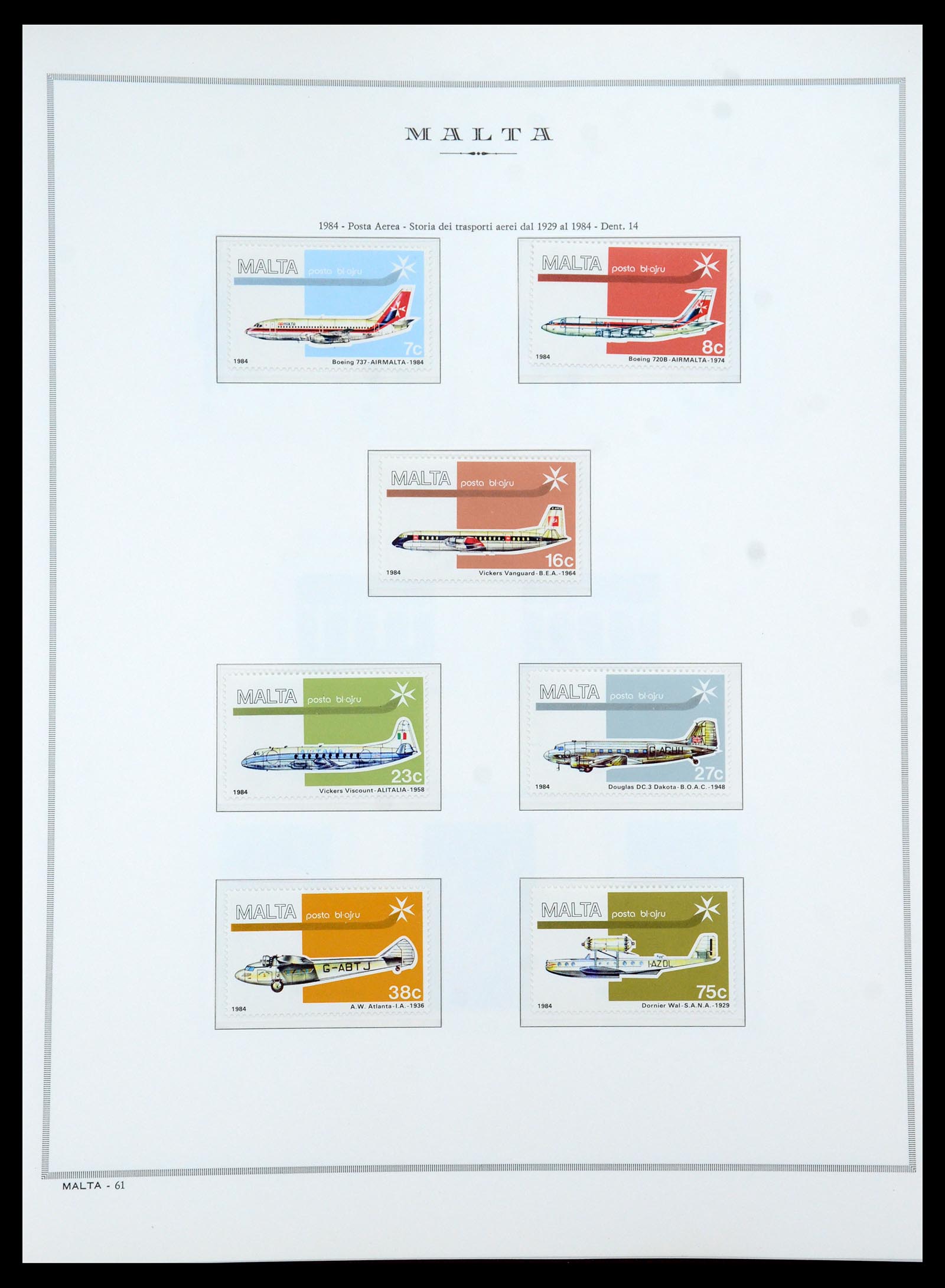 35701 059 - Postzegelverzameling 35701 Malta 1964-2010.