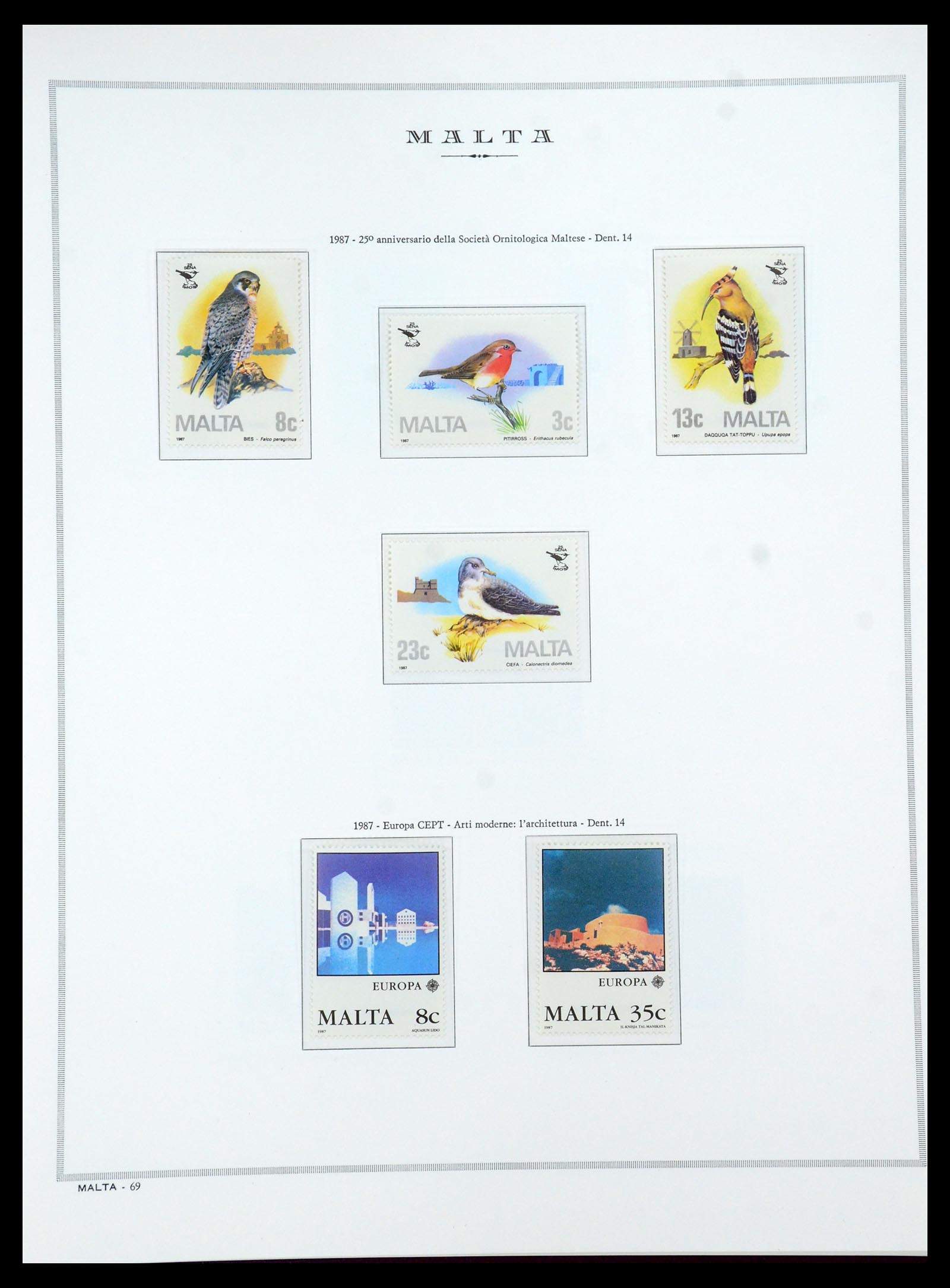 35701 073 - Postzegelverzameling 35701 Malta 1964-2010.