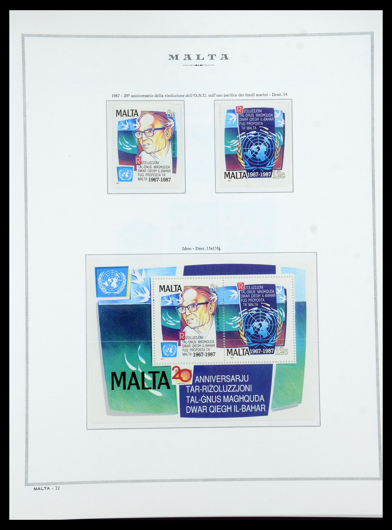 35701 076 - Postzegelverzameling 35701 Malta 1964-2010.